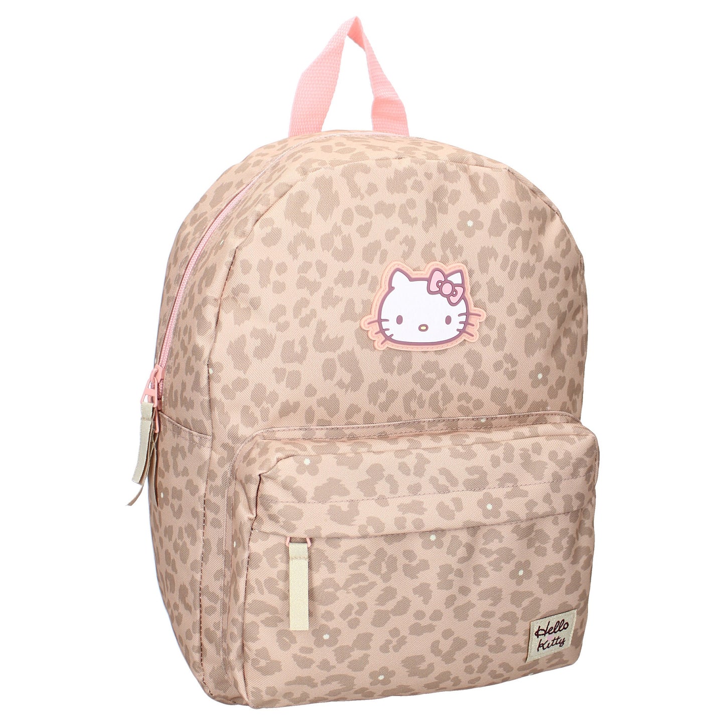 Hello Kitty Rucksack Kinder – Leopard Print Schulrucksack Mädchen Rosa