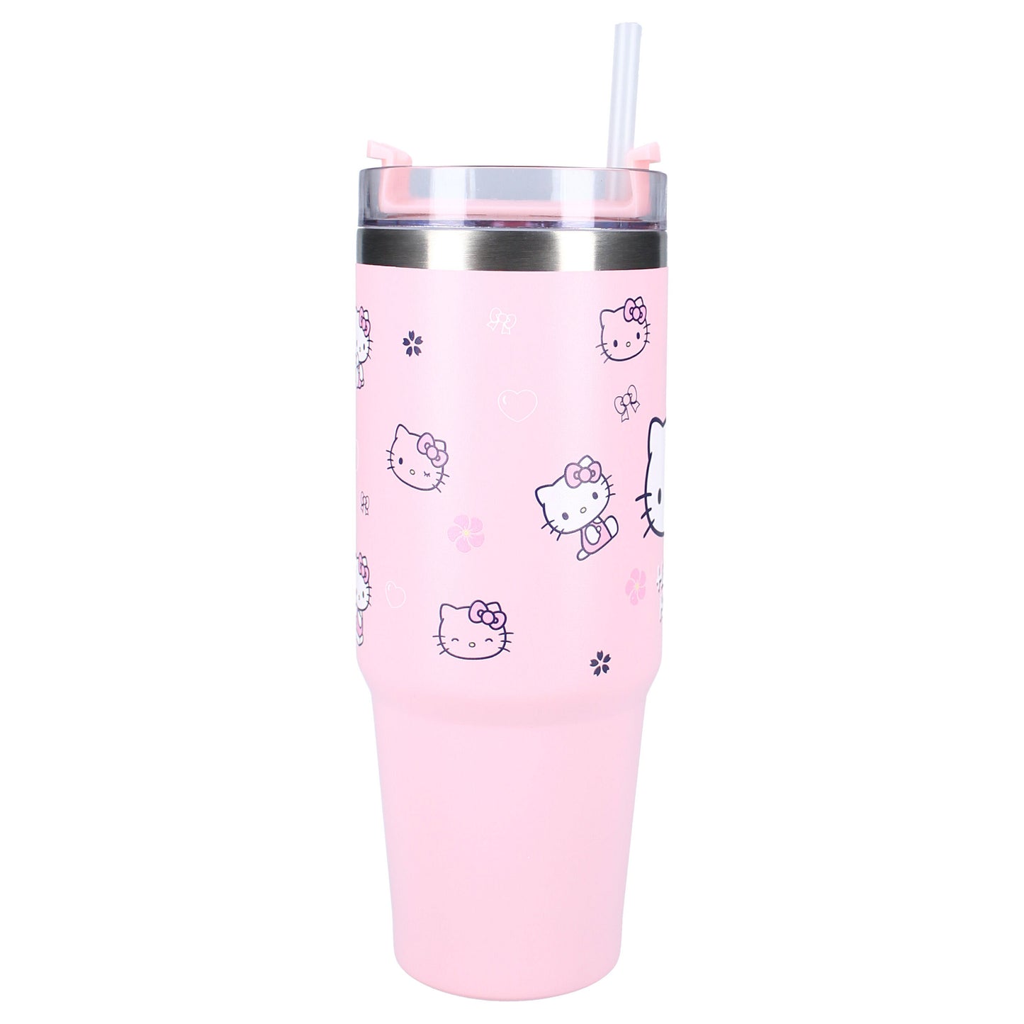 Hello Kitty Trinkflasche 900ml – Kinder Flasche rosa Bottled Bliss mit Henkel