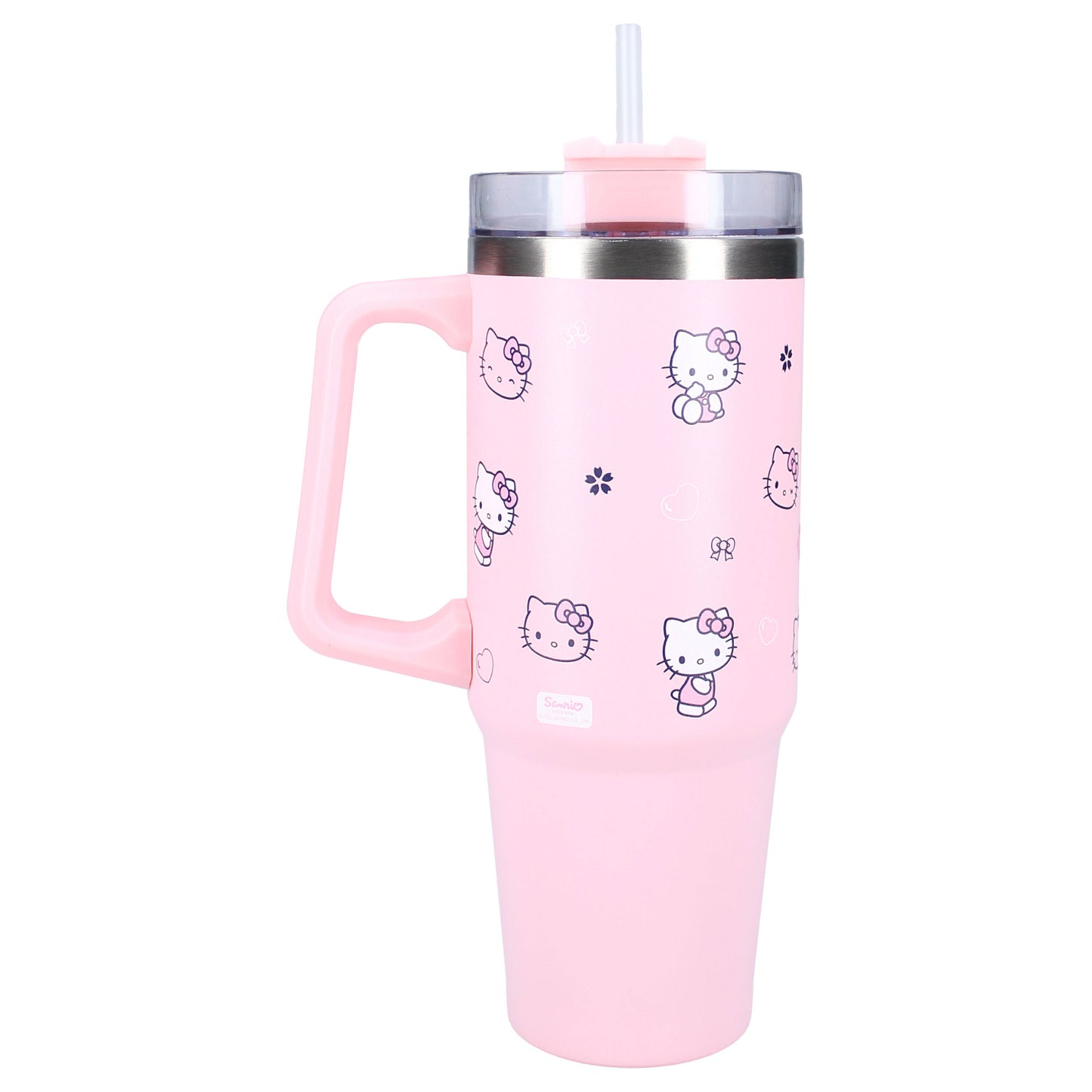 Hello Kitty Trinkflasche 900ml – Kinder Flasche rosa Bottled Bliss mit Henkel