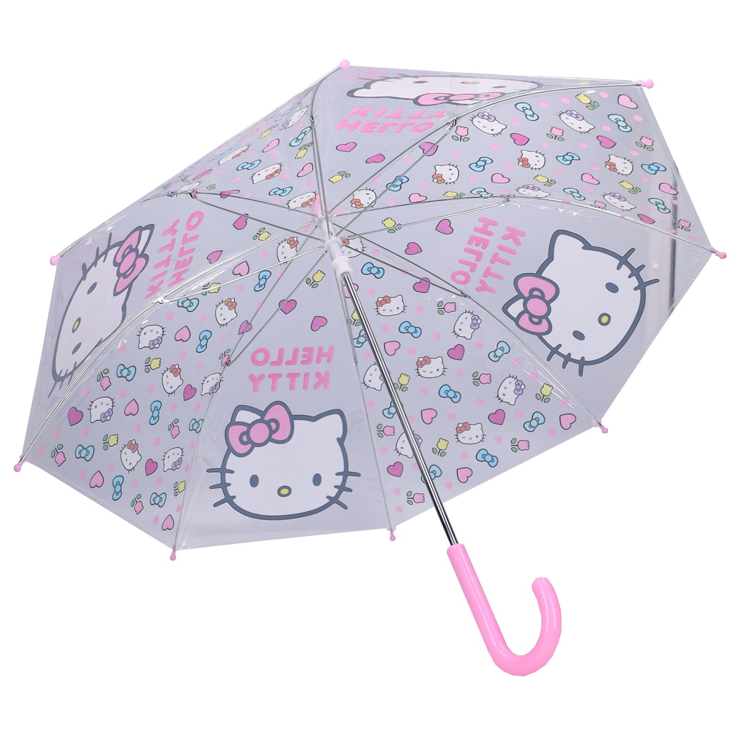 Hello Kitty ⌀ 71 cm Rainy Days Schirm mit Rundgriff Regenschirm