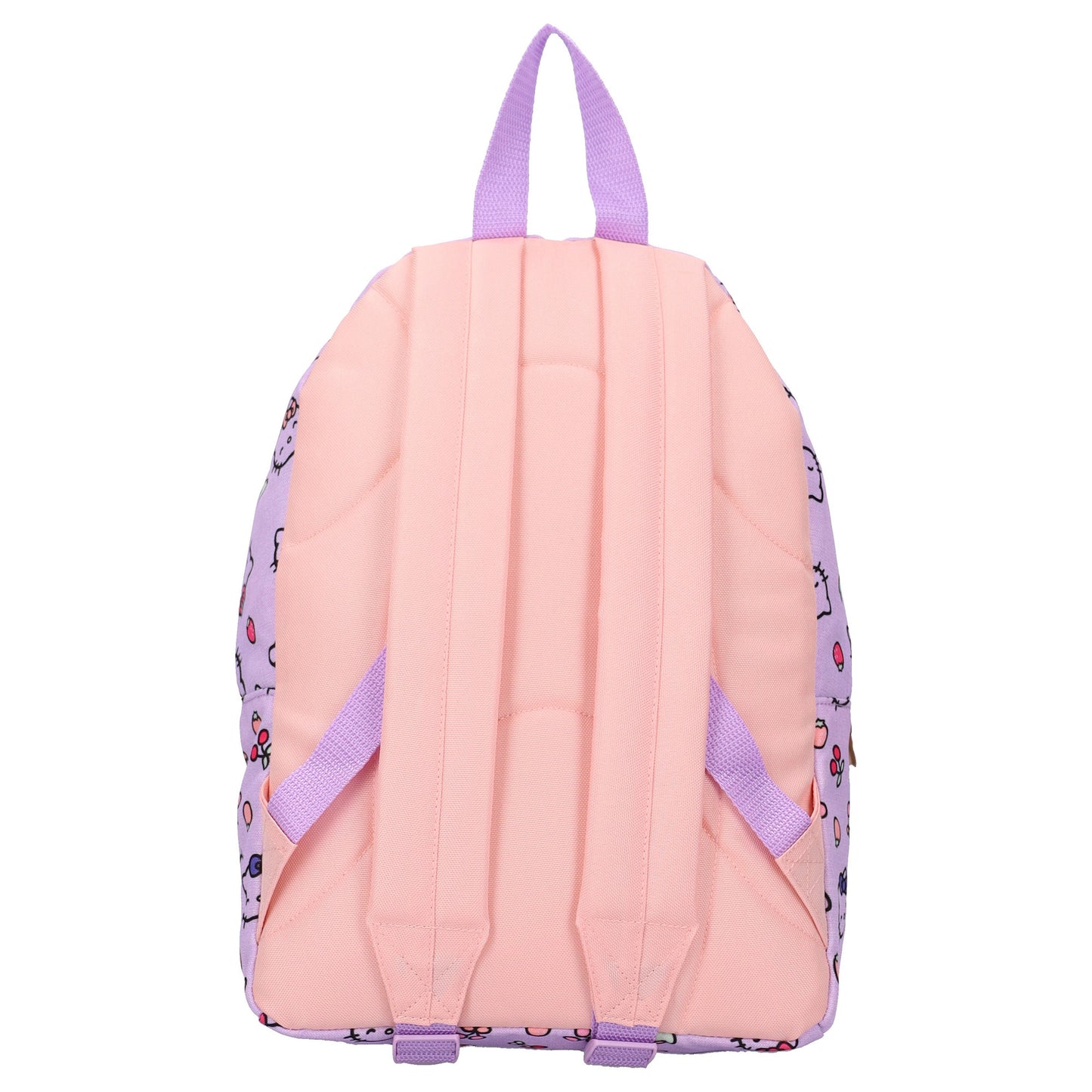Hello Kitty Rucksack Kinder mit flauschiger Fronttasche für Schule Freizeit und Ausflüge