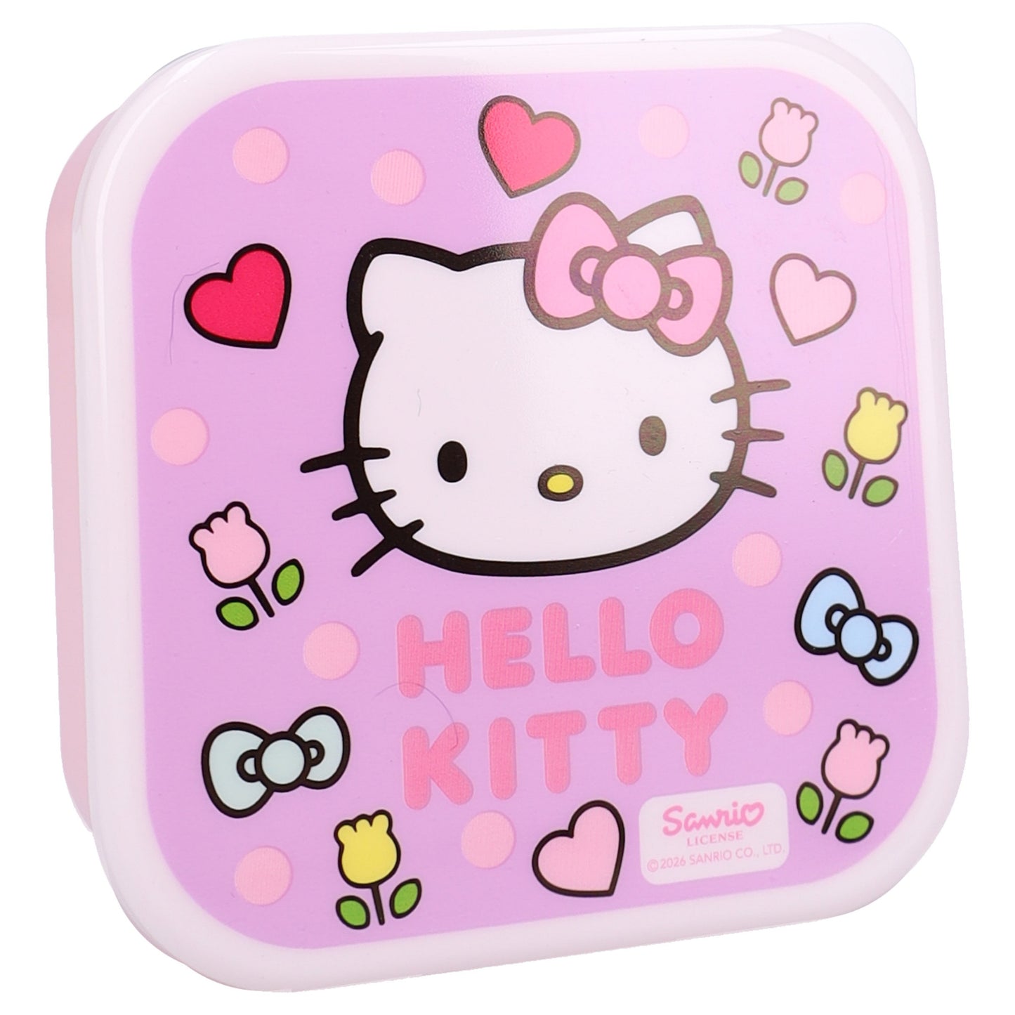 Hello Kitty Lunchbox Set Kinder Snackbox Brotdose 3 Stück Aufbewahrungsbox
