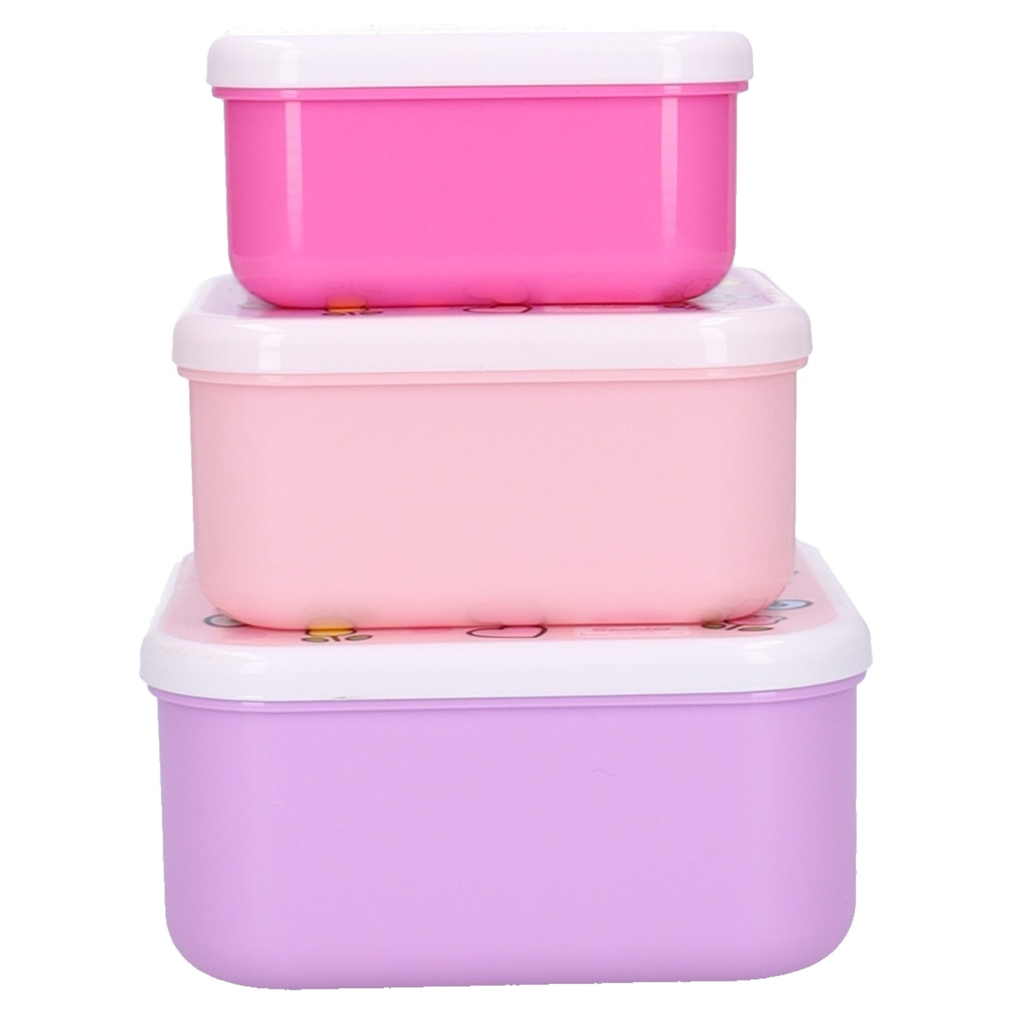 Hello Kitty Lunchbox Set Kinder Snackbox Brotdose 3 Stück Aufbewahrungsbox
