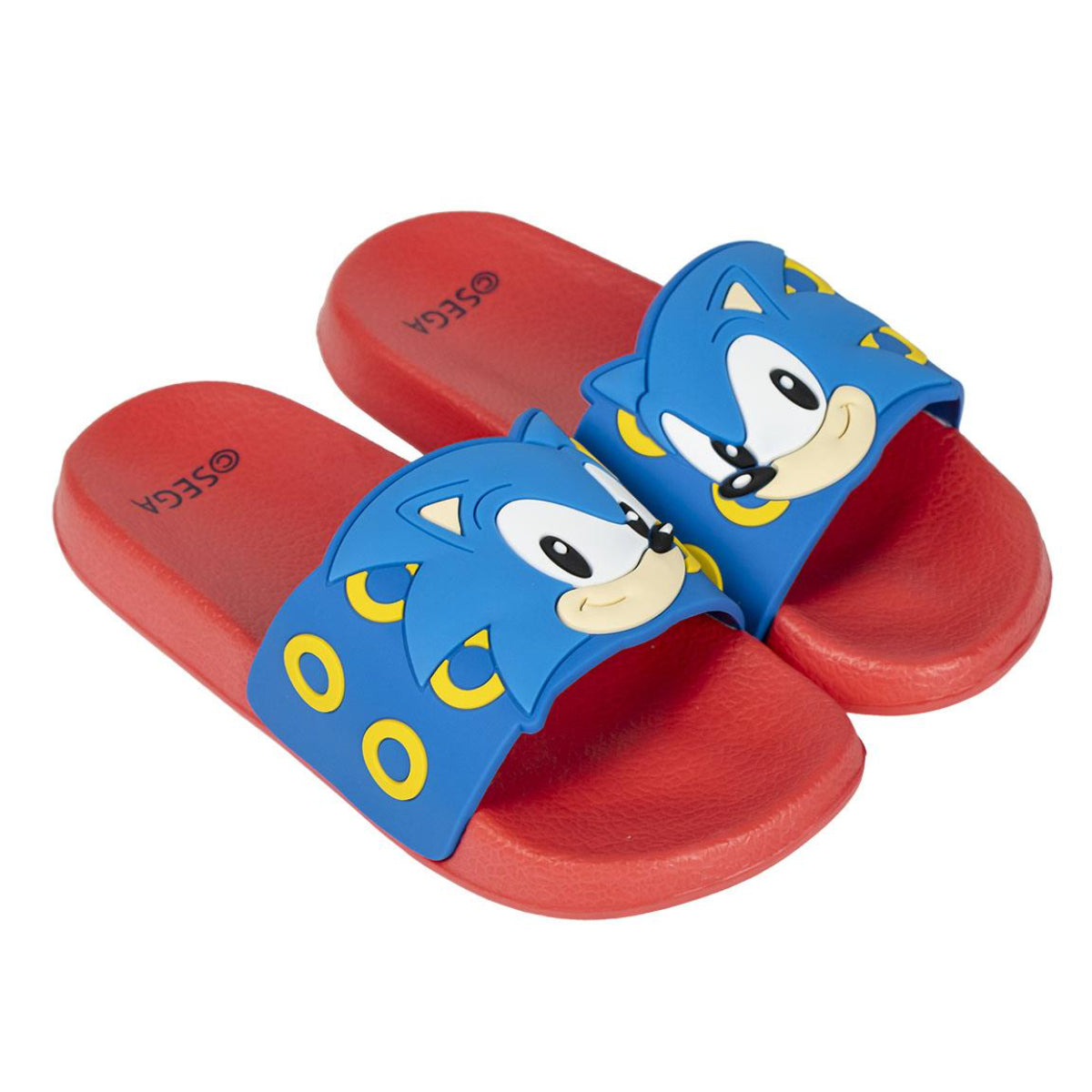 Sonic Kinder Badeschlappen aus EVA für Pool und Strand