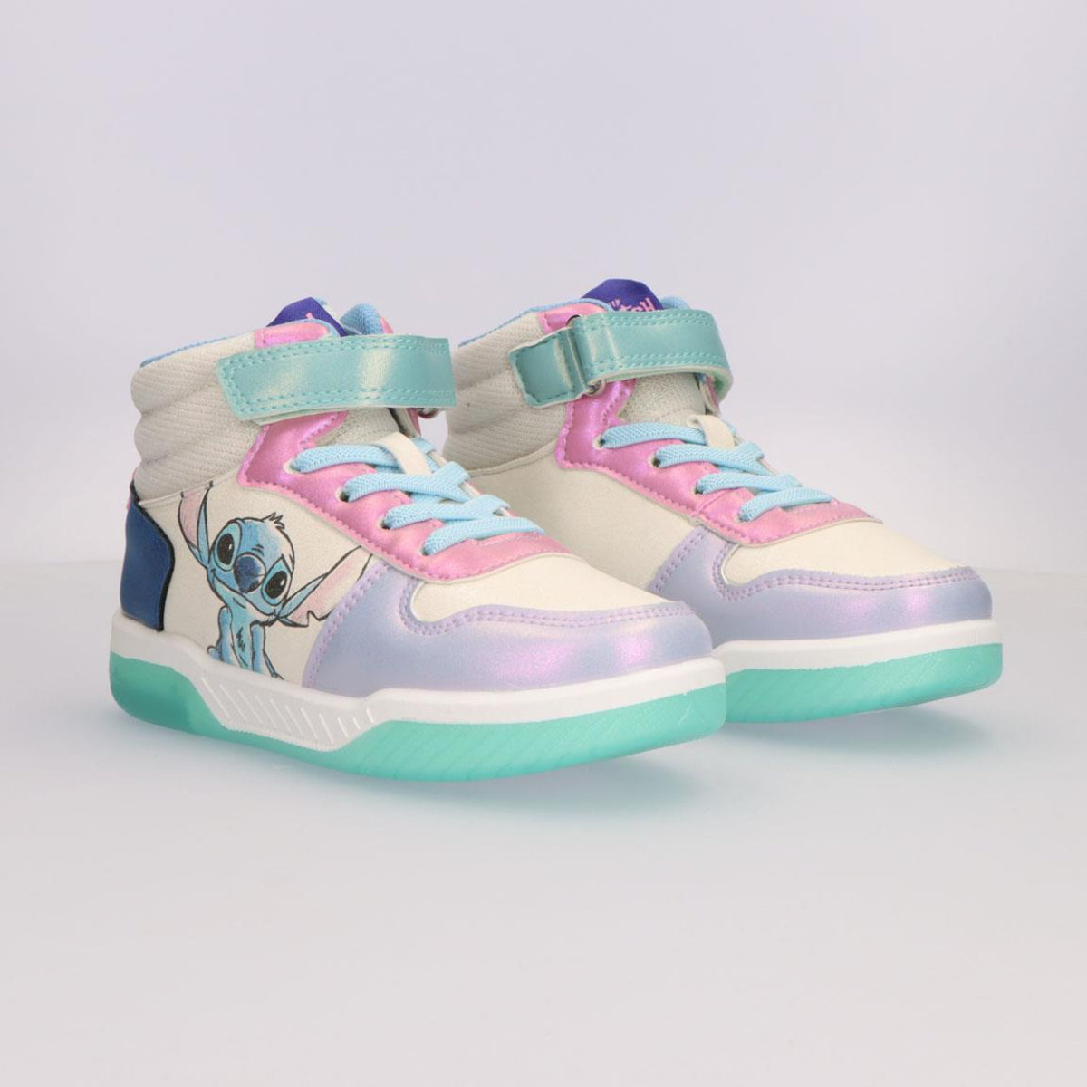 Disney Stitch Kinder Freizeitschuhe mit Licht sportliche Schuhe für Schule und Freizeit
