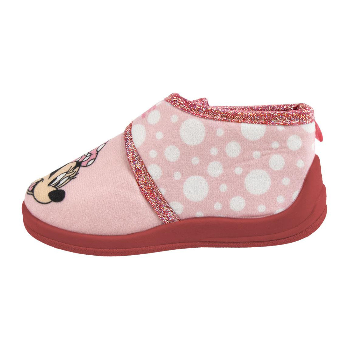 Disney Minnie Mouse Kinder Hausschuhe Halb-Boot Warme Hausstiefel, Pantoffeln