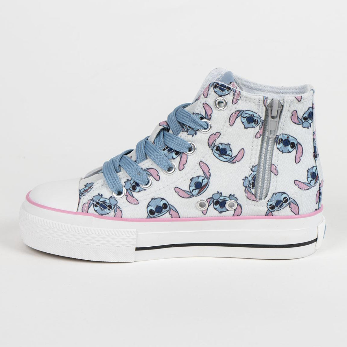 Disney Stitch Kinder High Top Freizeitschuhe mit Gummisohle für Alltag Schule und Freizeit