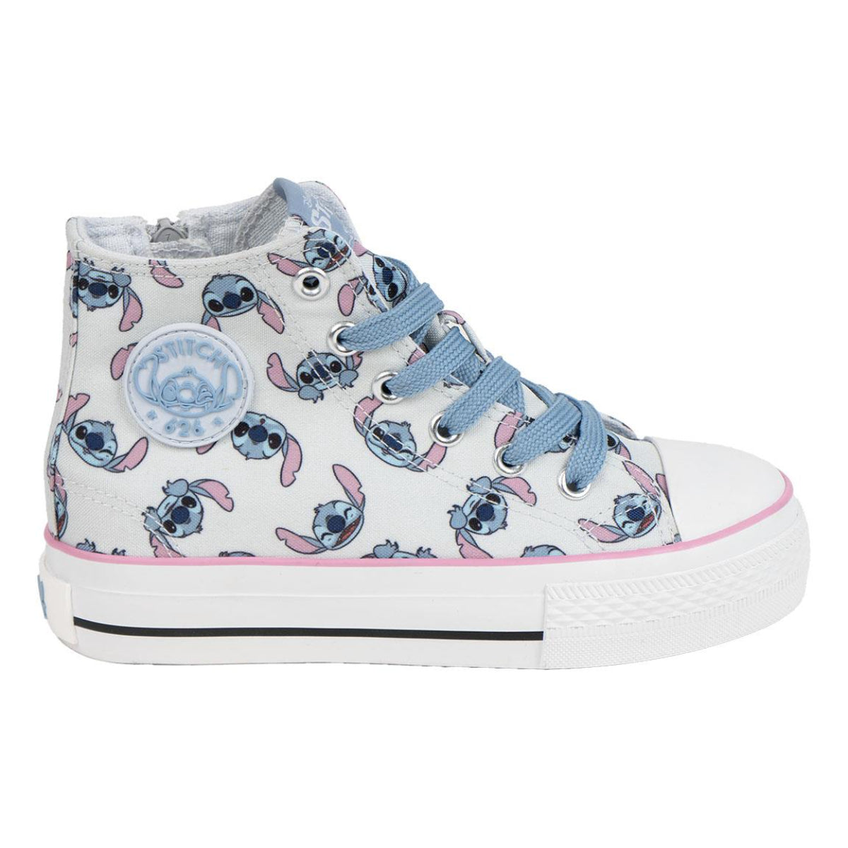 Disney Stitch Kinder High Top Freizeitschuhe mit Gummisohle für Alltag Schule und Freizeit