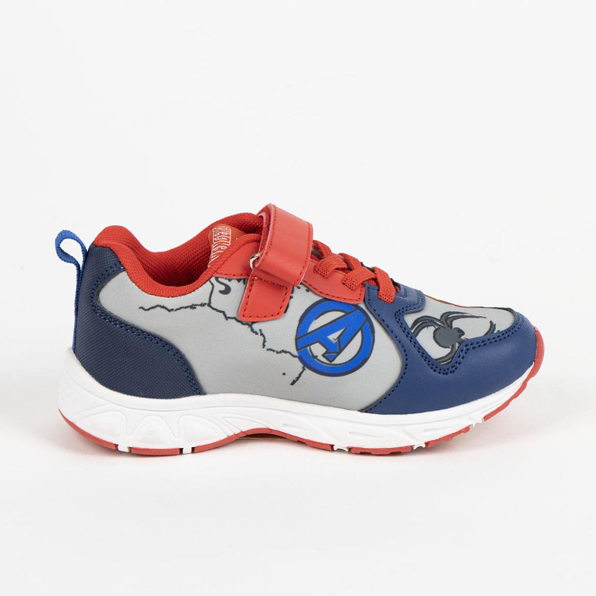 Avengers Kinder Sneaker mit Lichteffekt aus Polyurethanleder