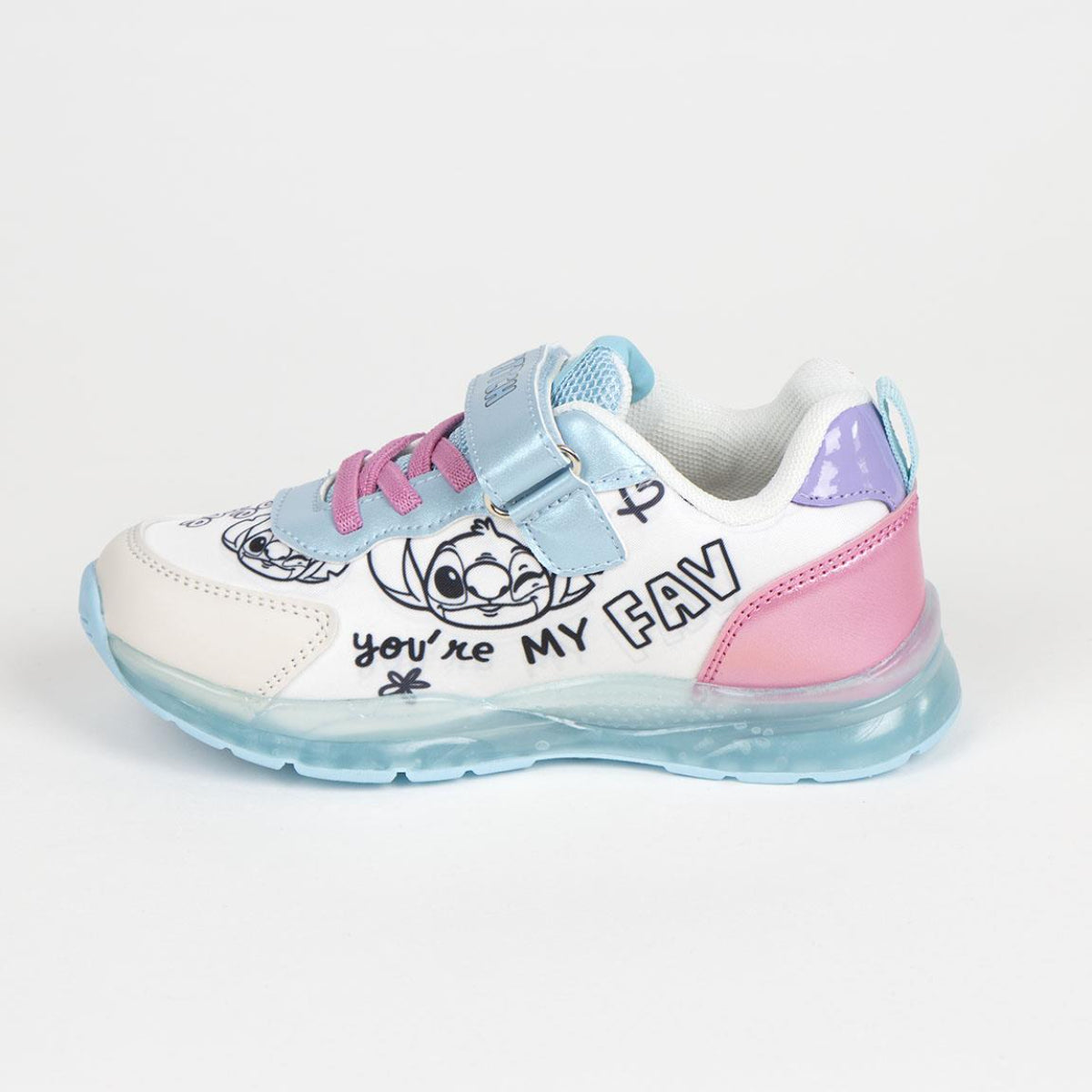 Disney Stitch Sportschuhe Mädchen Sneaker mit Lichteffekt für Schule und Freizeit