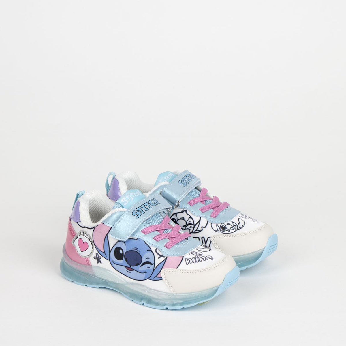 Disney Stitch Sportschuhe Mädchen Sneaker mit Lichteffekt für Schule und Freizeit