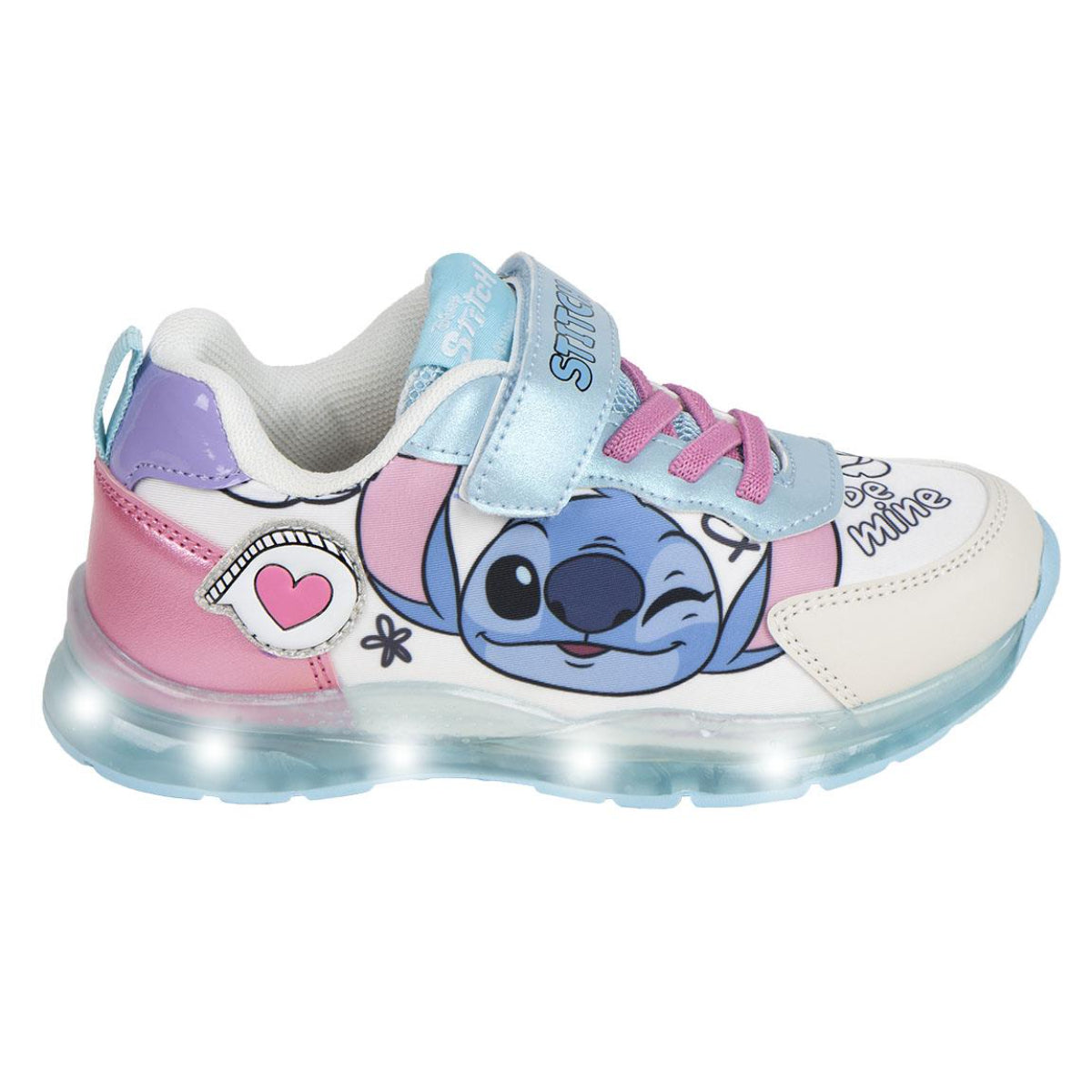 Disney Stitch Sportschuhe Mädchen Sneaker mit Lichteffekt für Schule und Freizeit