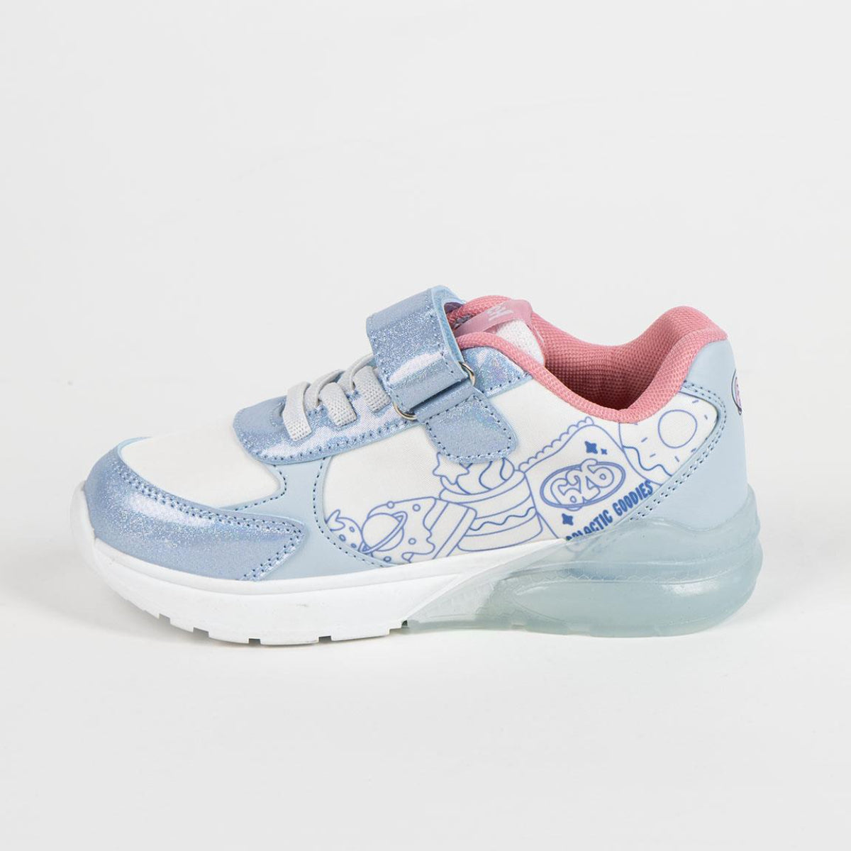 Disney Stitch Kinder Sneaker mit Lichteffekt aus Polyurethanleder