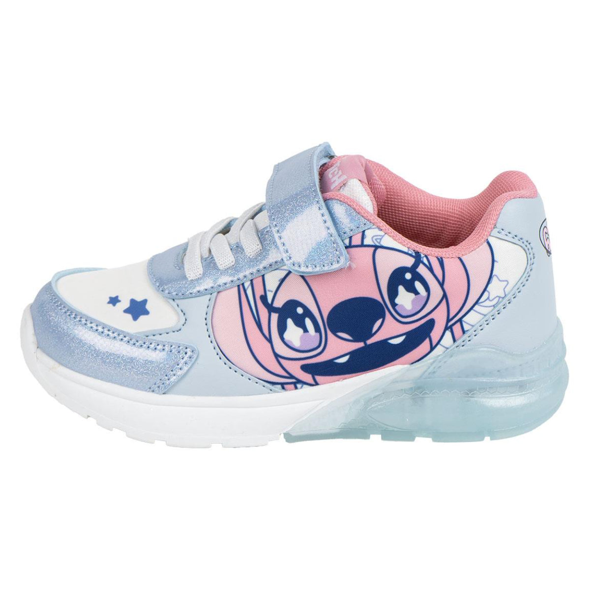 Disney Stitch Kinder Sneaker mit Lichteffekt aus Polyurethanleder