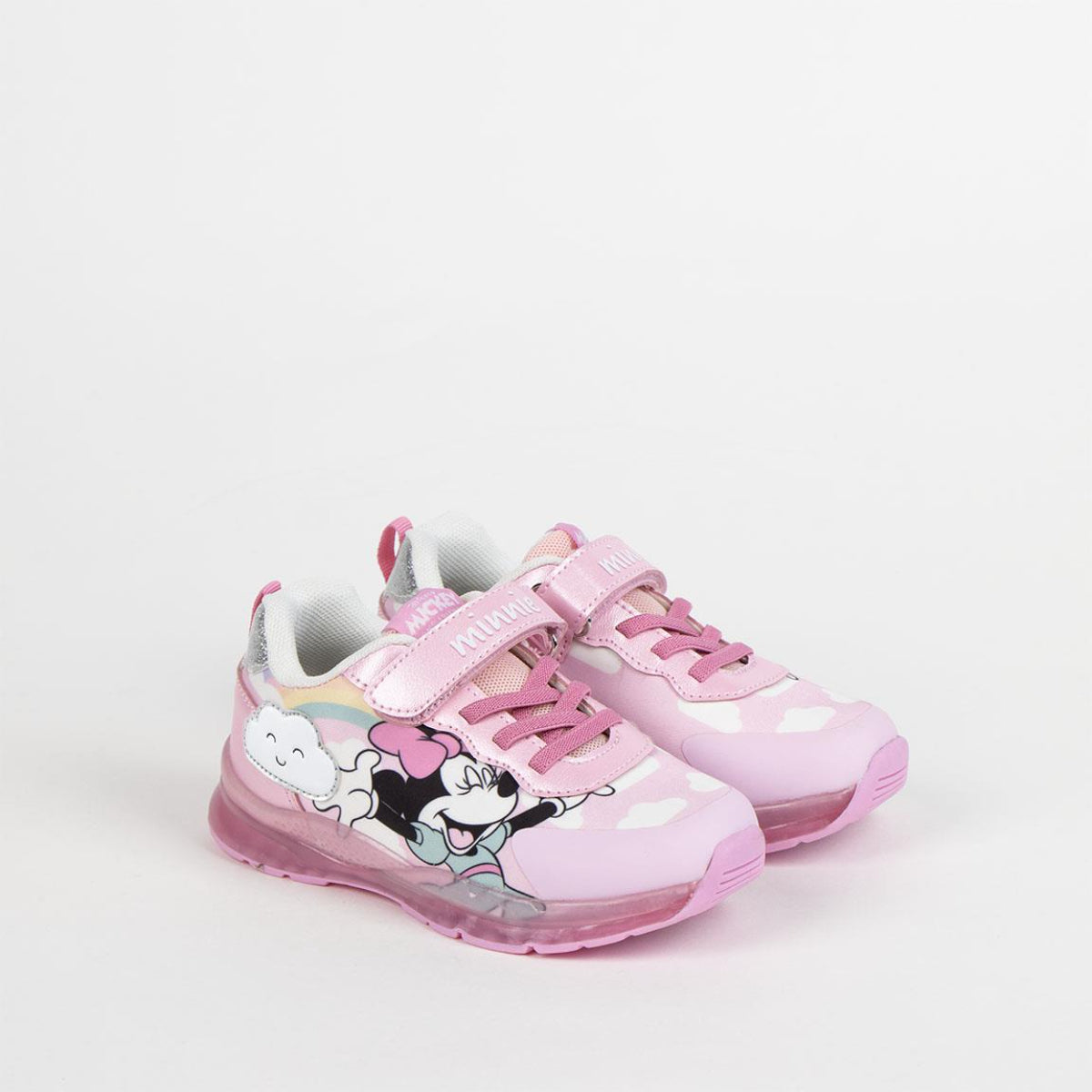 Disney Minnie Kinder Freizeitschuhe mit Licht sportliche Schuhe für Kindergarten und Freizeit