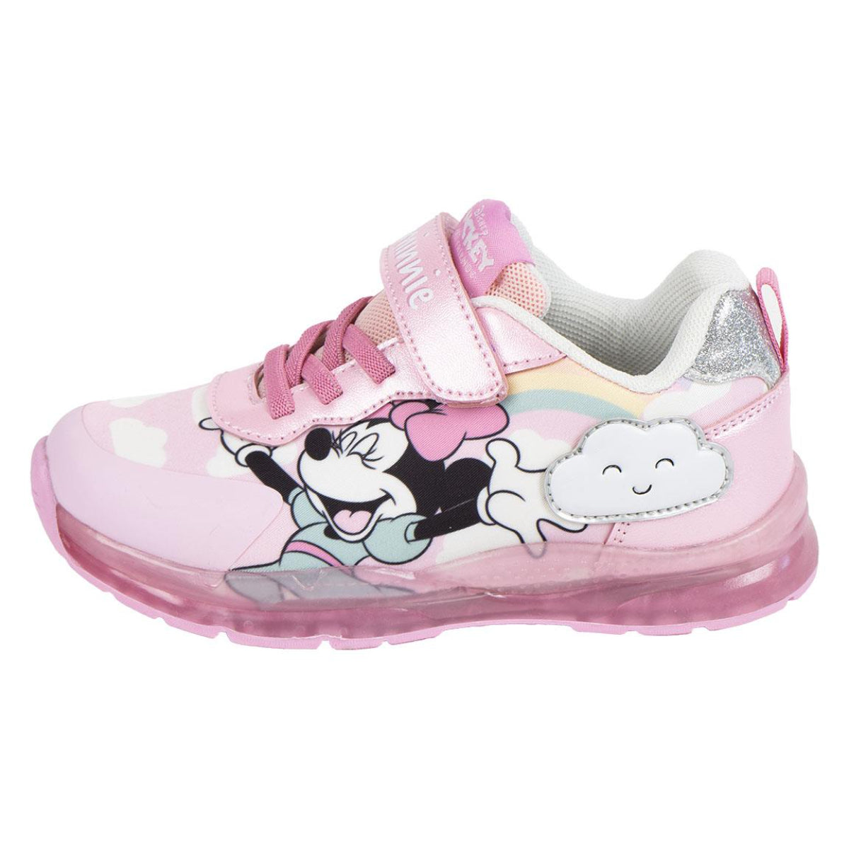 Disney Minnie Kinder Freizeitschuhe mit Licht sportliche Schuhe für Kindergarten und Freizeit