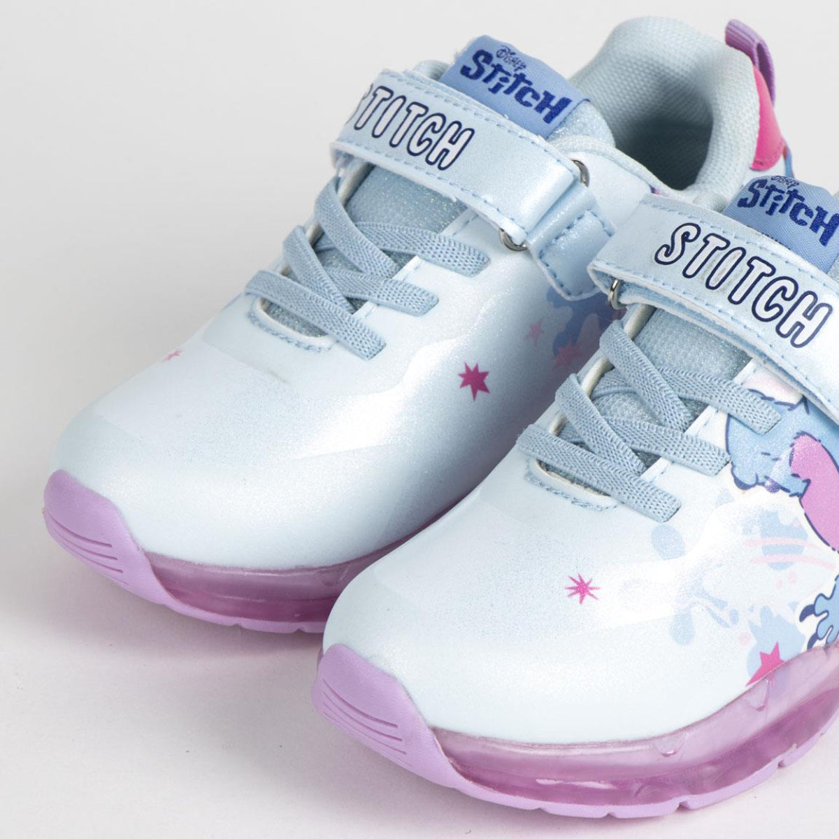 Disney Stitch Sneaker Kinder mit LED Lichteffekt Freizeitschuhe Mädchen
