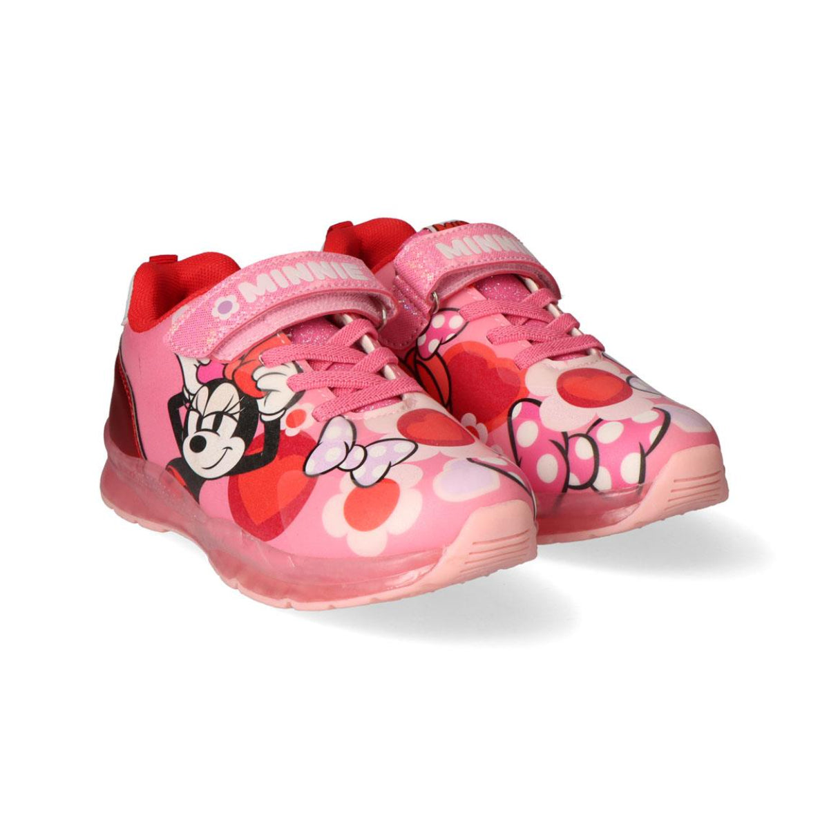 Disney Minnie Mouse Freizeitschuhe Mädchen Sportschuhe mit Licht für Schule und Freizeit