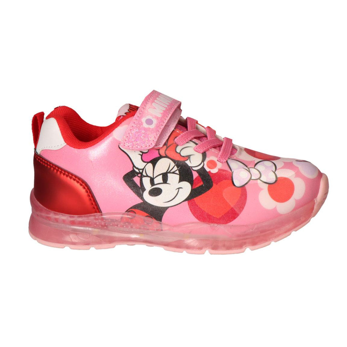 Disney Minnie Mouse Freizeitschuhe Mädchen Sportschuhe mit Licht für Schule und Freizeit