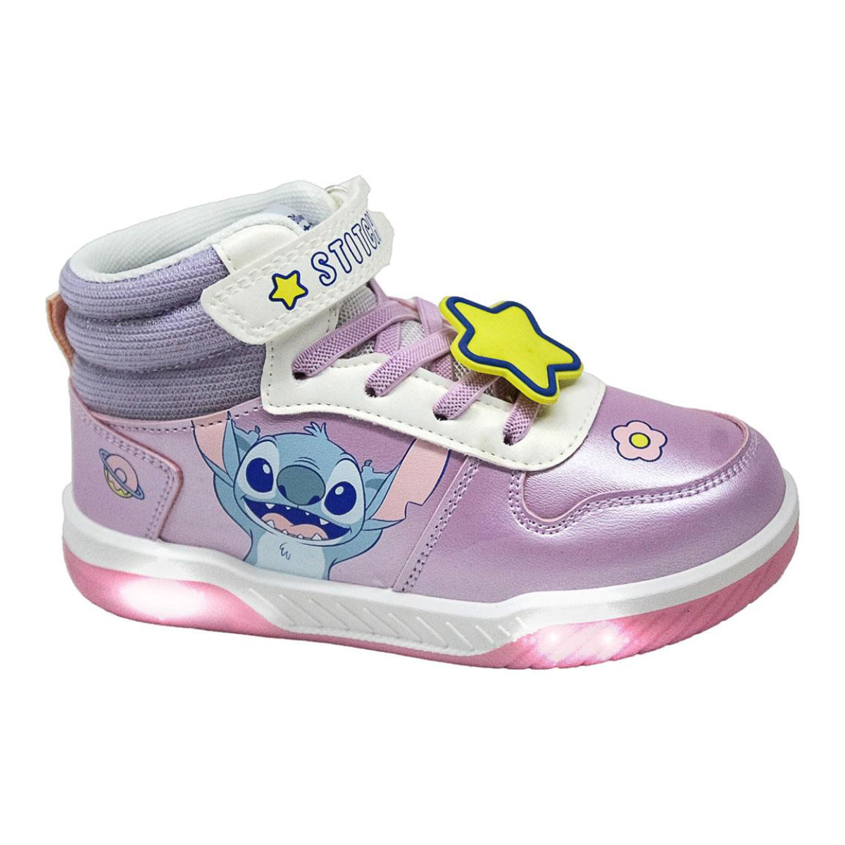 Disney Stitch Kinder Sportschuhe mit Lichteffekt PVC Sohle
