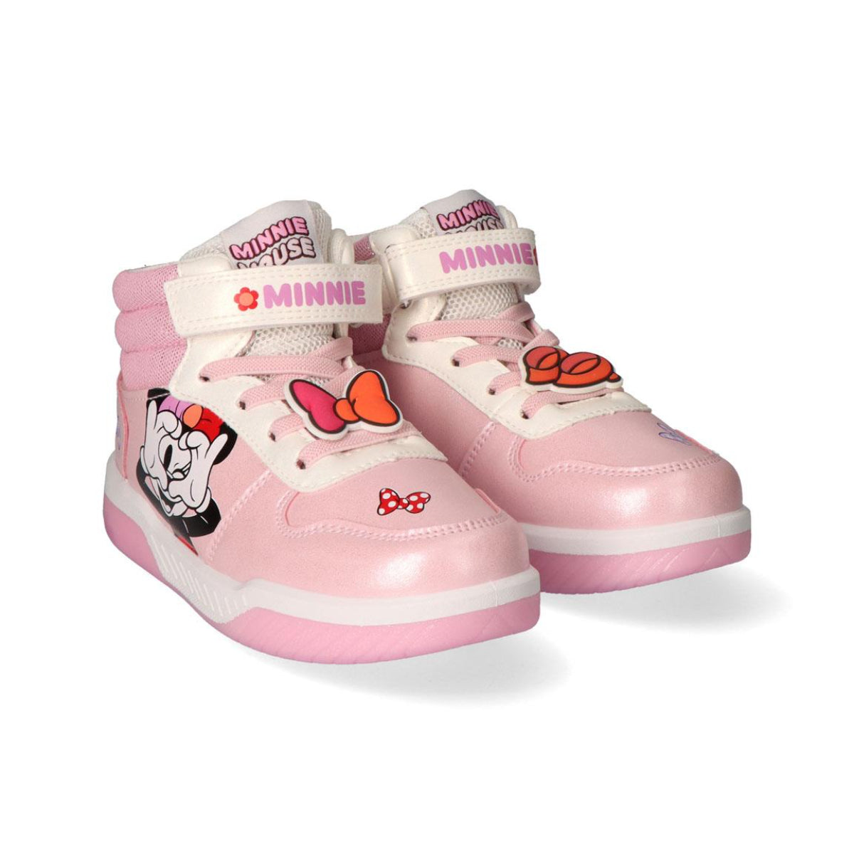 Disney Minnie Kinder Freizeitschuhe mit Licht sportliche Schuhe für Schule und Freizeit