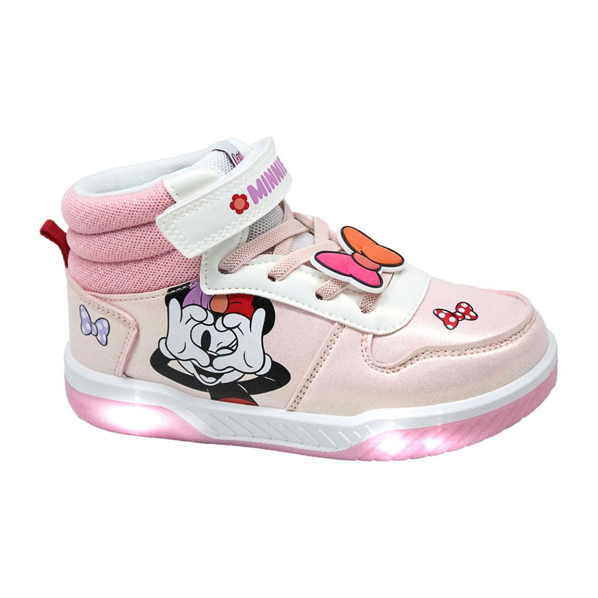 Disney Minnie Kinder Freizeitschuhe mit Licht sportliche Schuhe für Schule und Freizeit