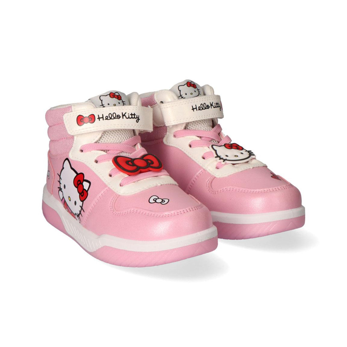 Hello Kitty Kinder Sporty Shoes mit Licht Freizeitschuhe aus Polyurethanleder und Polyester