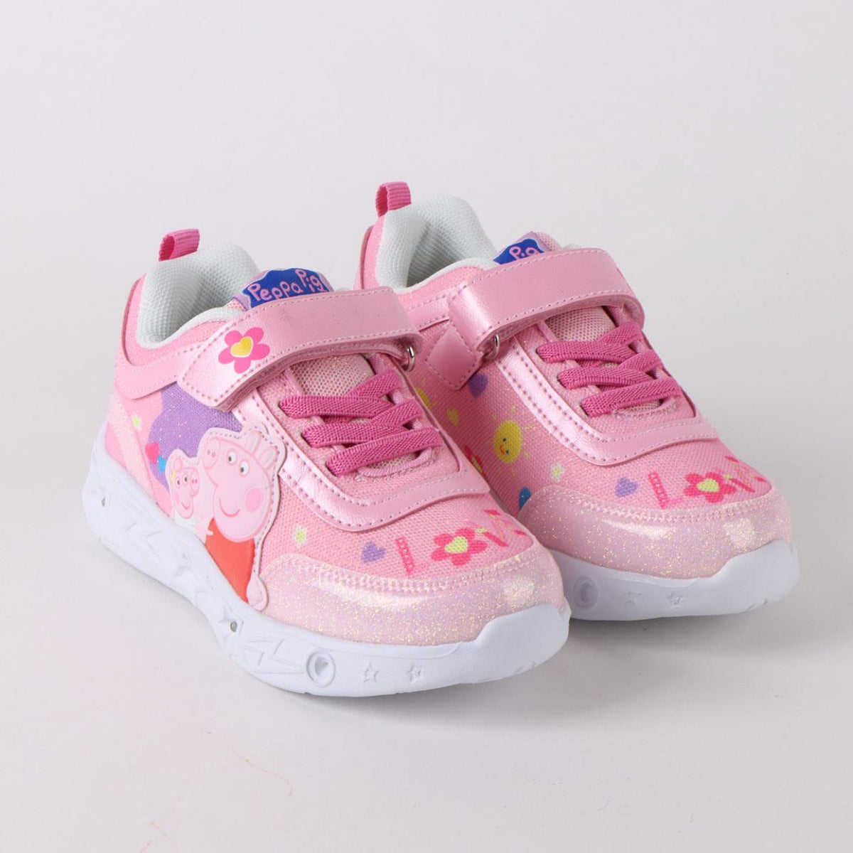 Peppa Pig Kinder Sportschuhe mit Lichteffekt leichte Freizeitschuhe