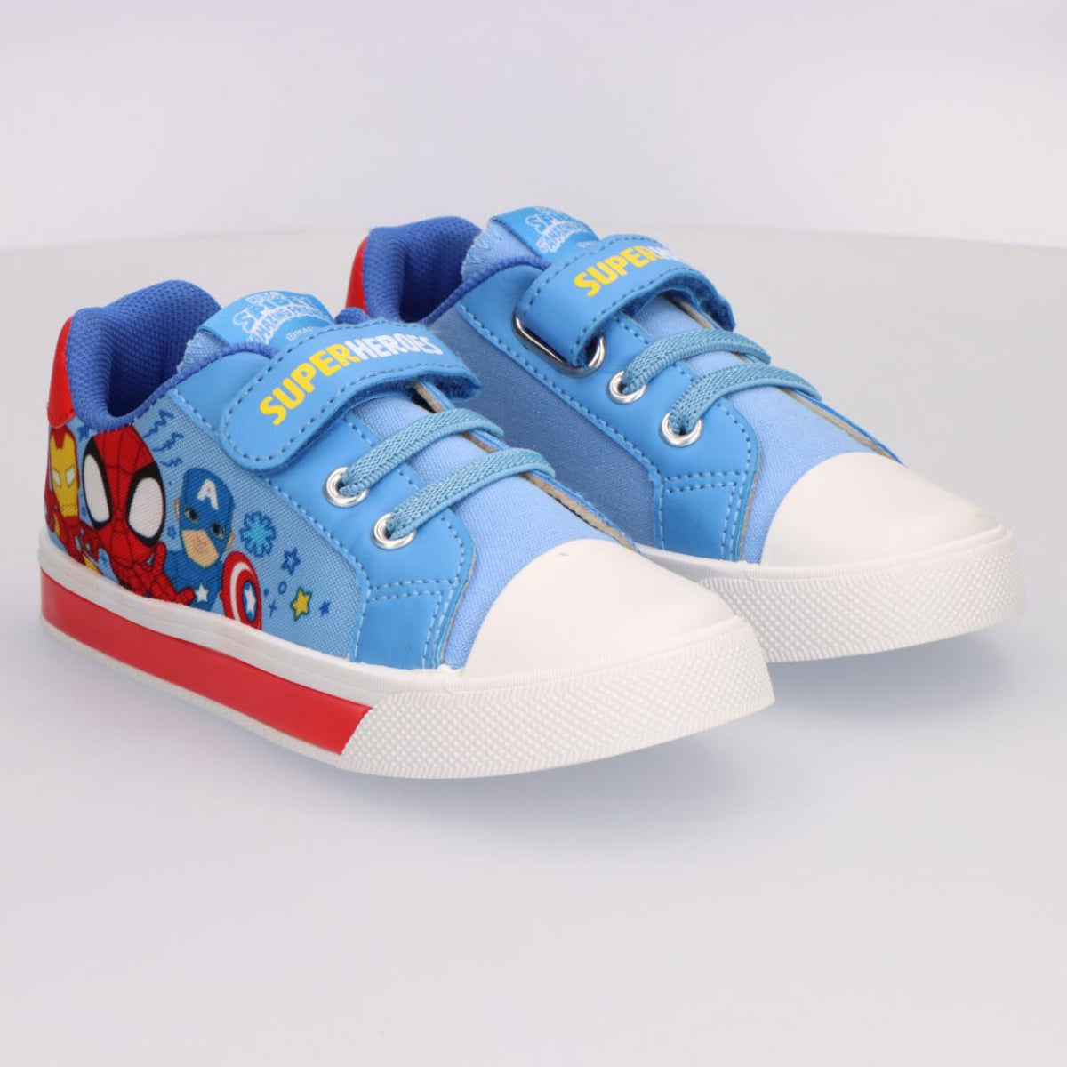 Marvel Spidey Kinder Canvas Sneaker mit Lichteffekt Schuhe für Freizeit und Alltag