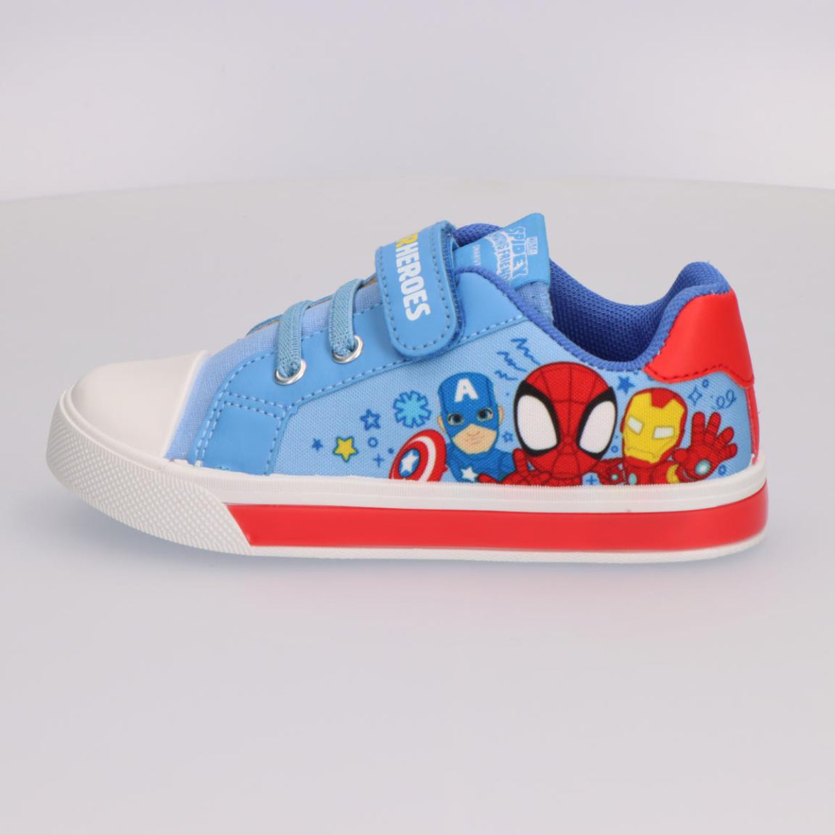 Marvel Spidey Kinder Canvas Sneaker mit Lichteffekt Schuhe für Freizeit und Alltag