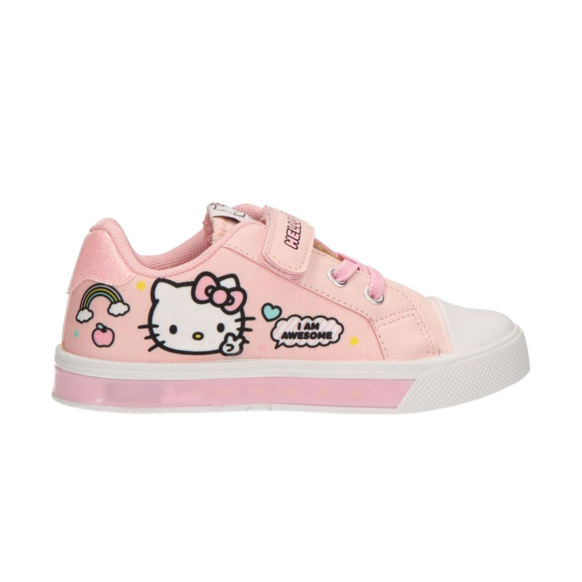 Hello Kitty Kinder Sneaker mit Lichteffekt für Alltag und Schule