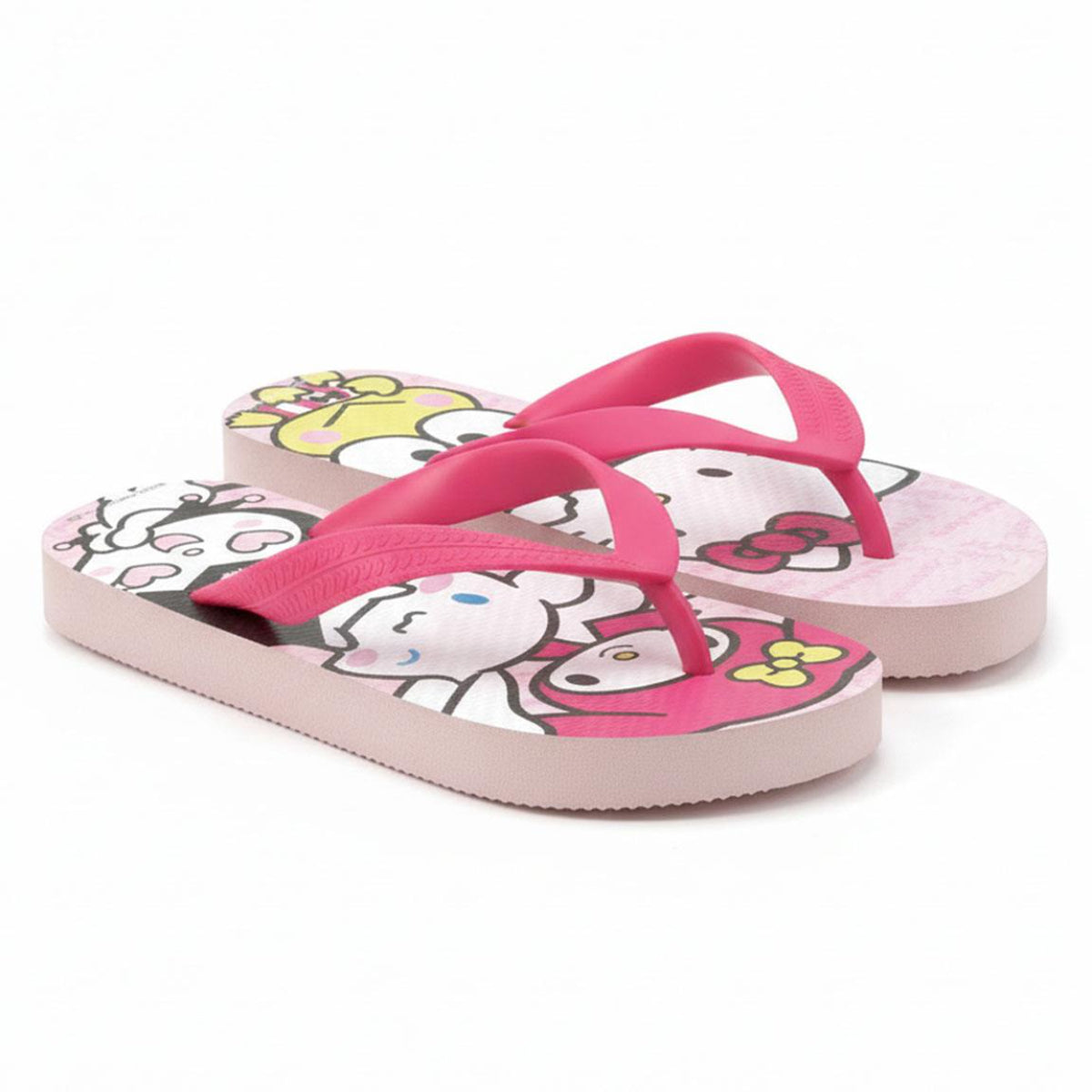 Hello Kitty Kinder Badeschuhe Flip Flops Zehentrenner für Strand und Pool