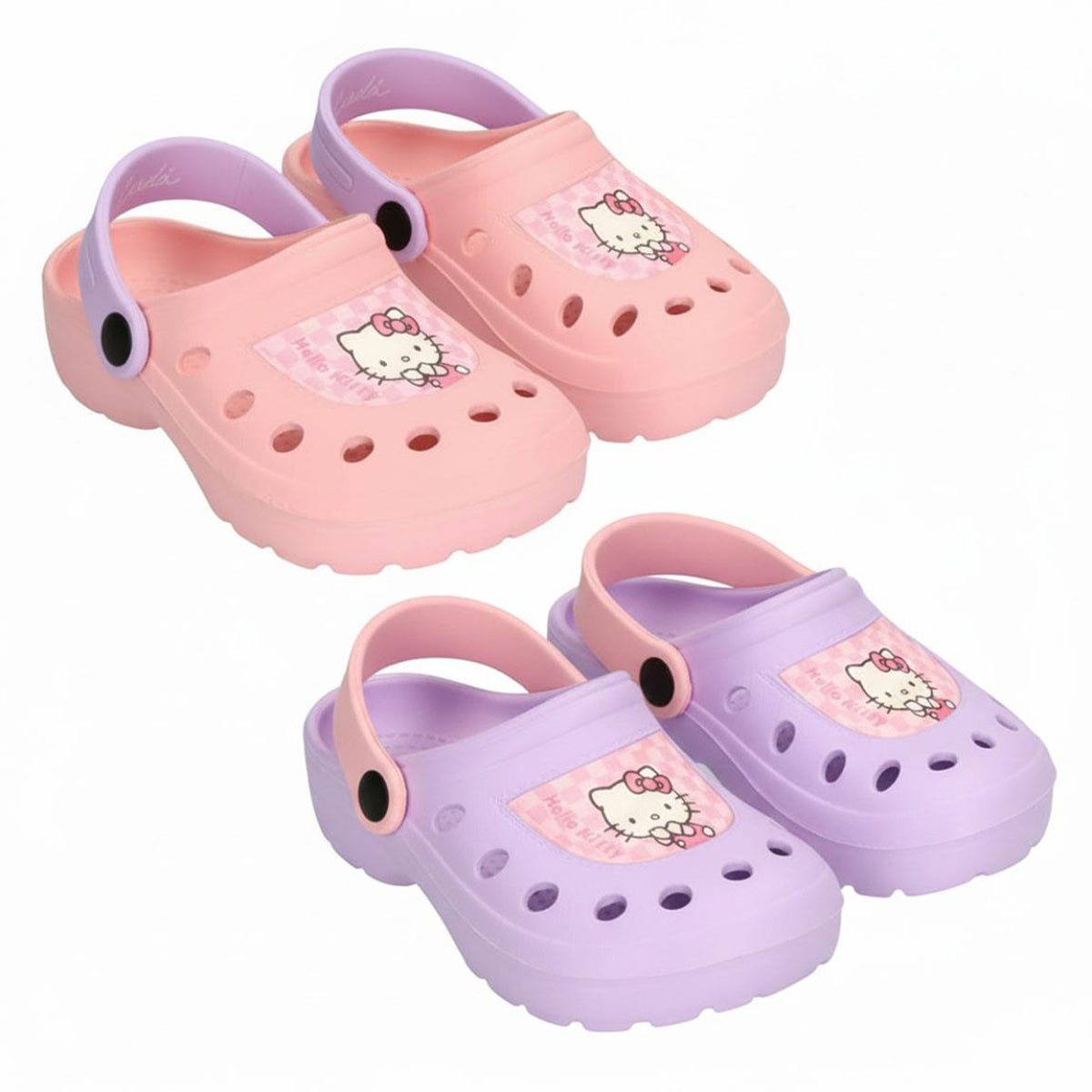Hello Kitty Kinder Badeschuhe Clogs wassergeeignet und leicht für Urlaub und Schwimmbad