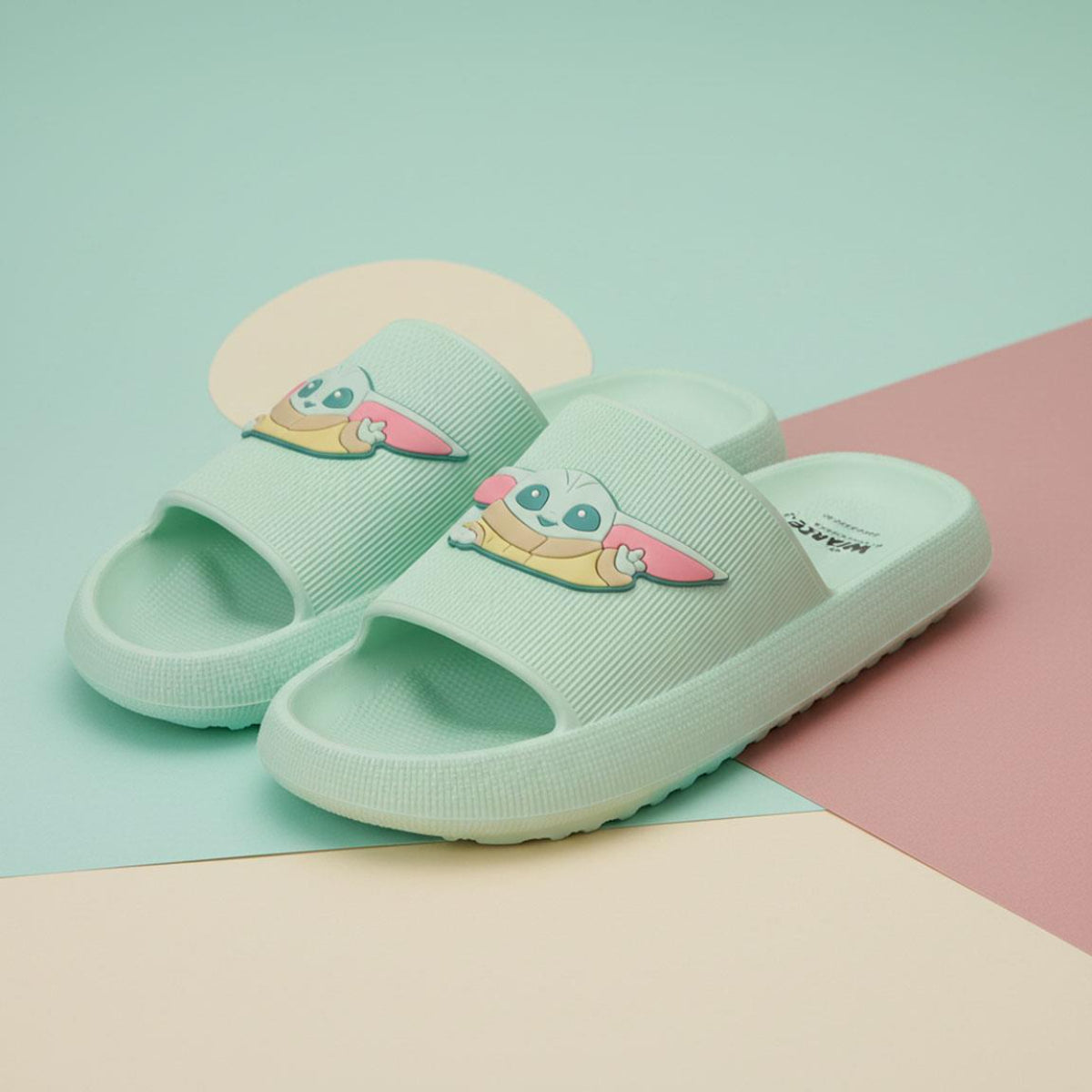 Star Wars The Mandalorian Sommerschuhe Herren Flip Flops für Ferien Strand und Garten