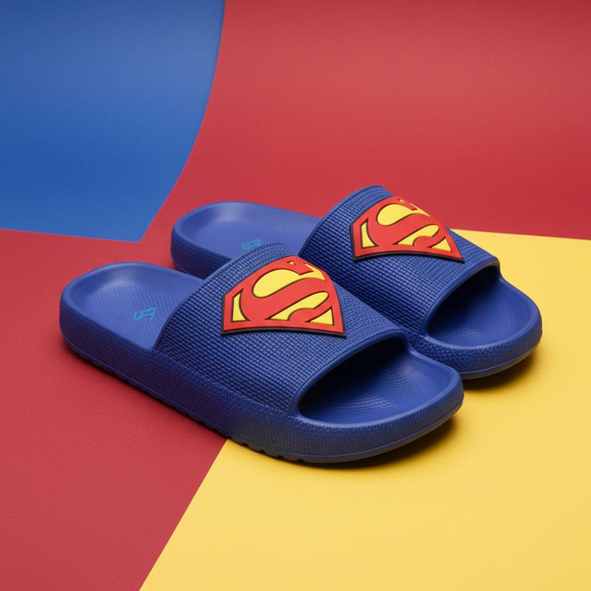 Superman Sommerschuhe Herren Flip Flops für Ferien Strand und Garten