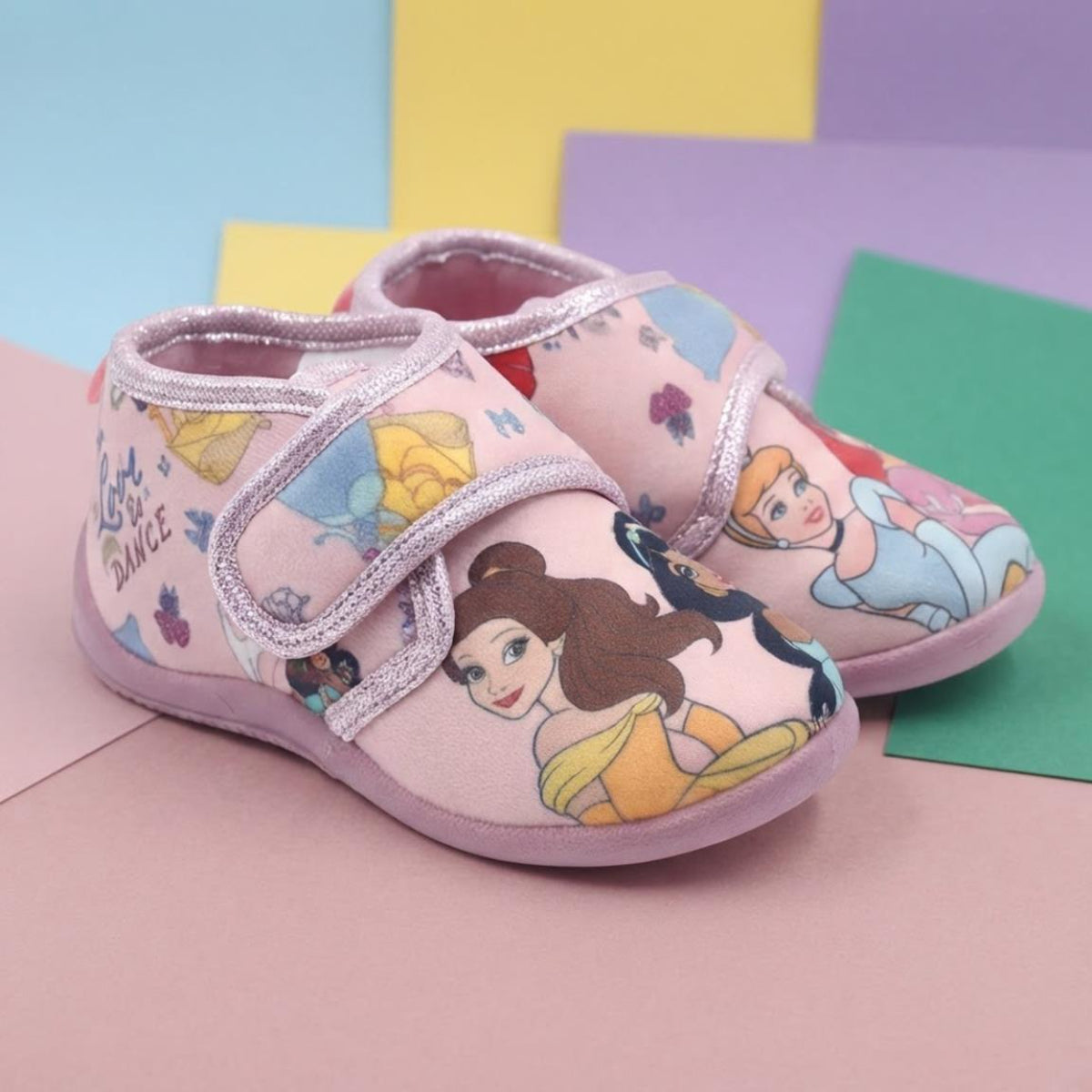 Disney Princess Kinder Hausschuhe halbhoch für Alltag und Freizeit zu Hause