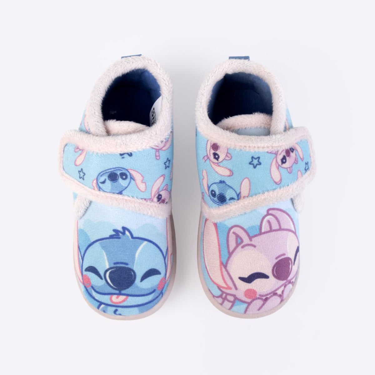 Disney Stitch Hausschuhe Kinder halbhoch für Haus Wohnung Ferien und Alltag