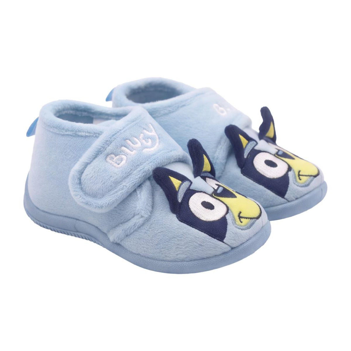 Bluey Kinder Hausschuhe mit Applikationen und beliebtem Serien Motiv
