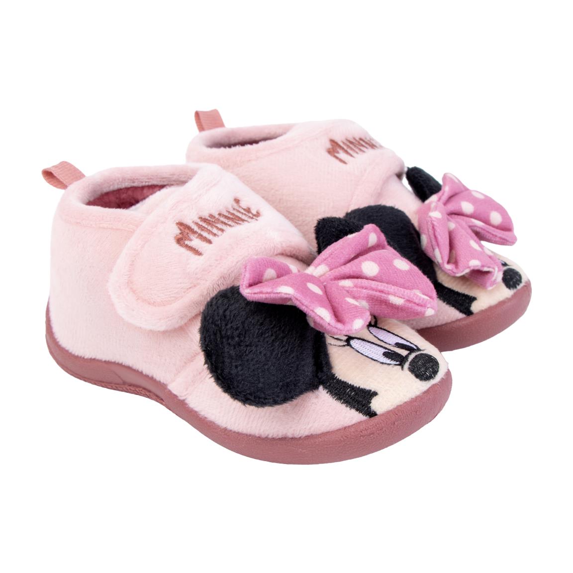 Disney Minnie Kinder Hausschuhe halbhoch Applikationen Zuhause Freizeit