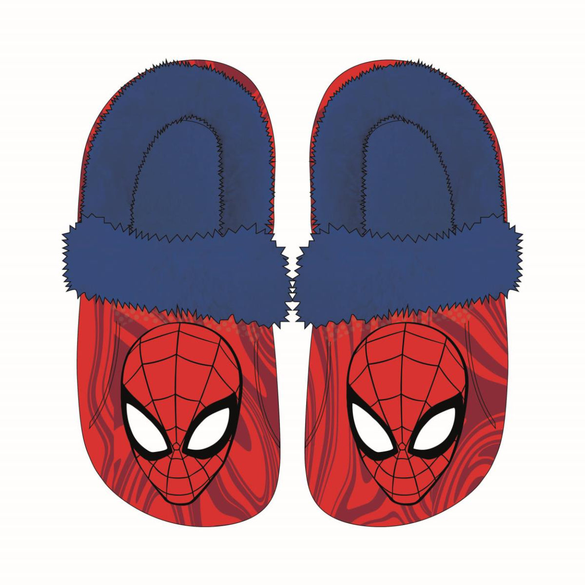 Marvel Spiderman Kinder Hausschuhe Clog für Zuhause Freizeit und gemütliche Stunden