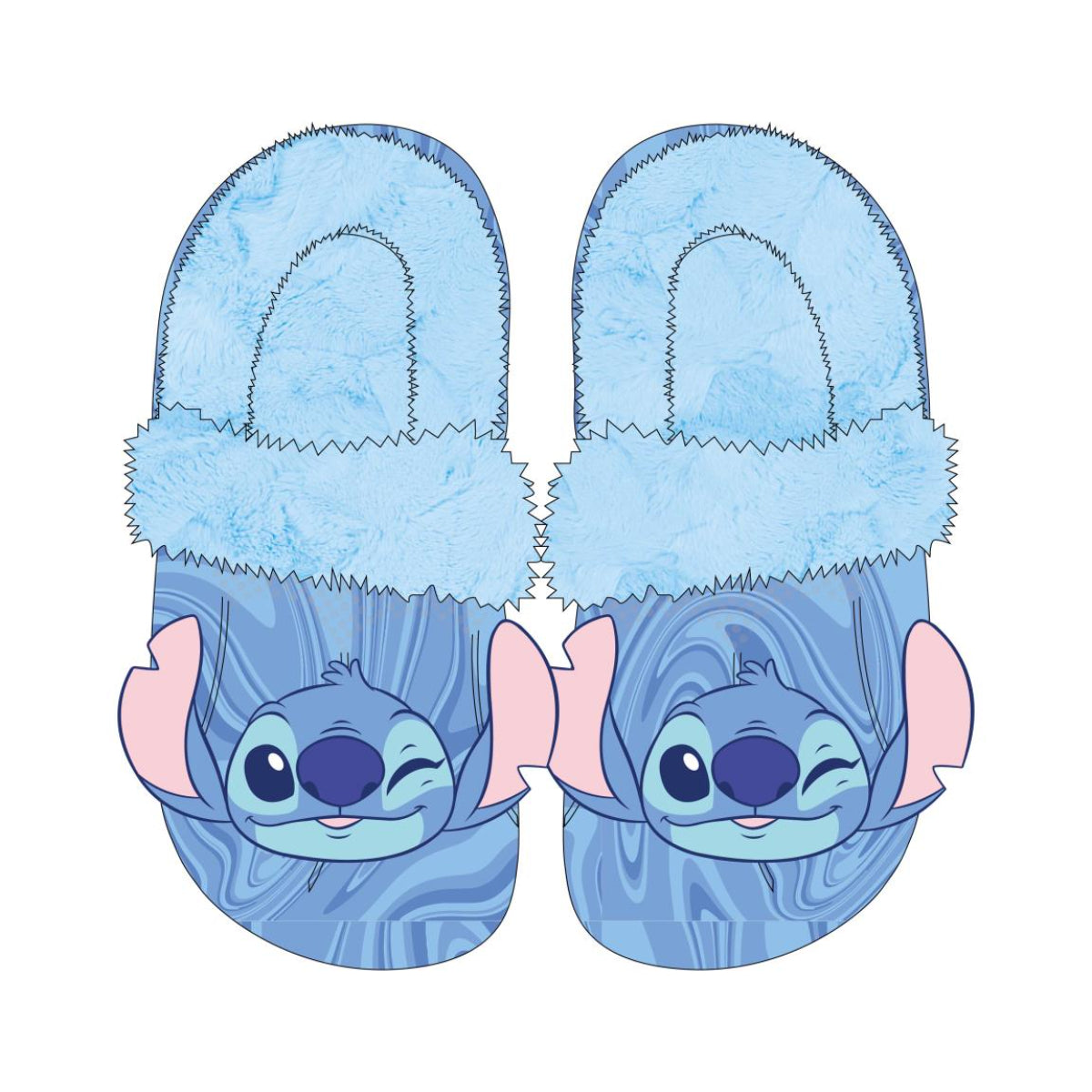 Disney Stitch Hausschuhe Kinder in Clog Form für Haus Wohnung Ferien und Alltag