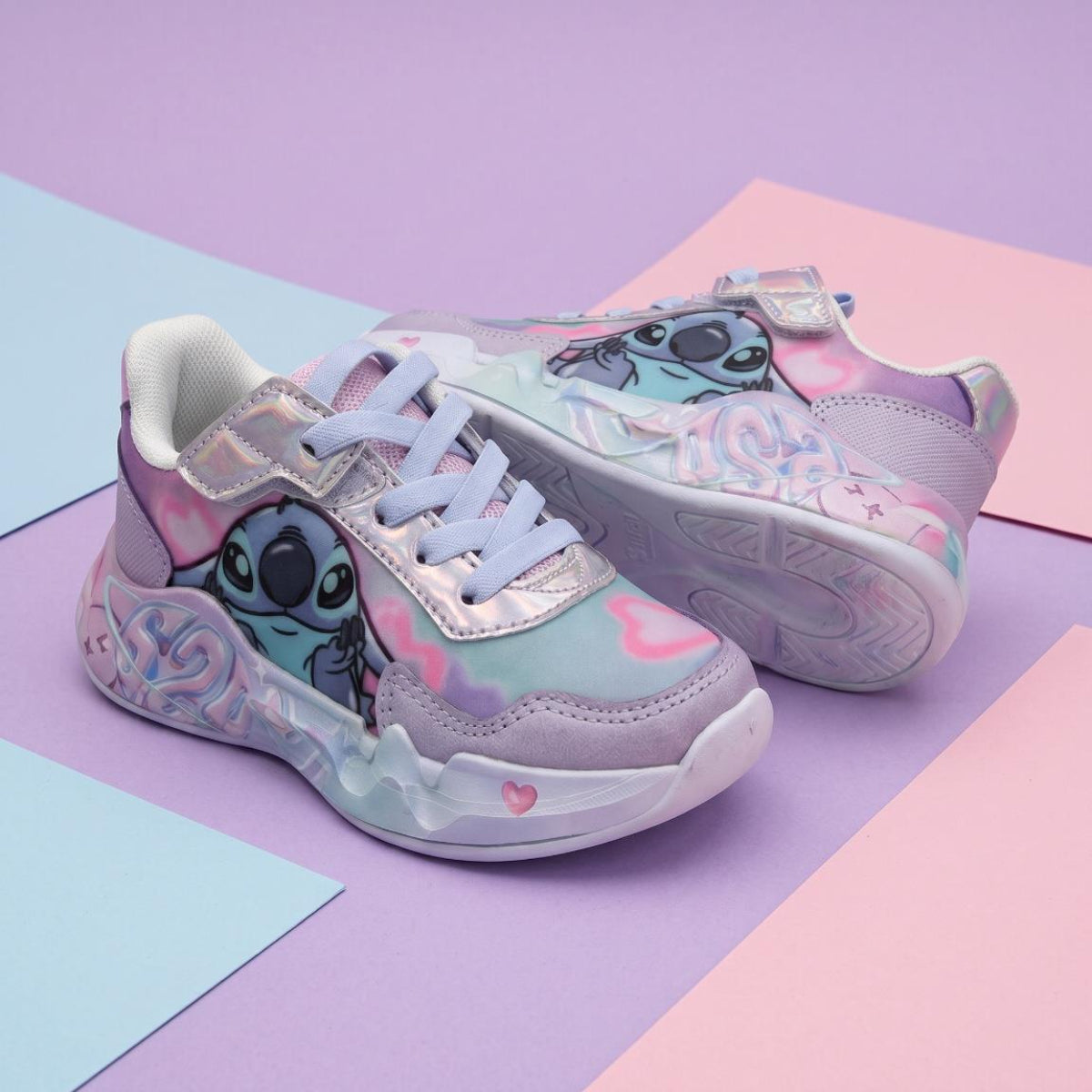 Disney Stitch Kinder Sneaker Sportschuhe Freizeitschuhe mit Fan Design