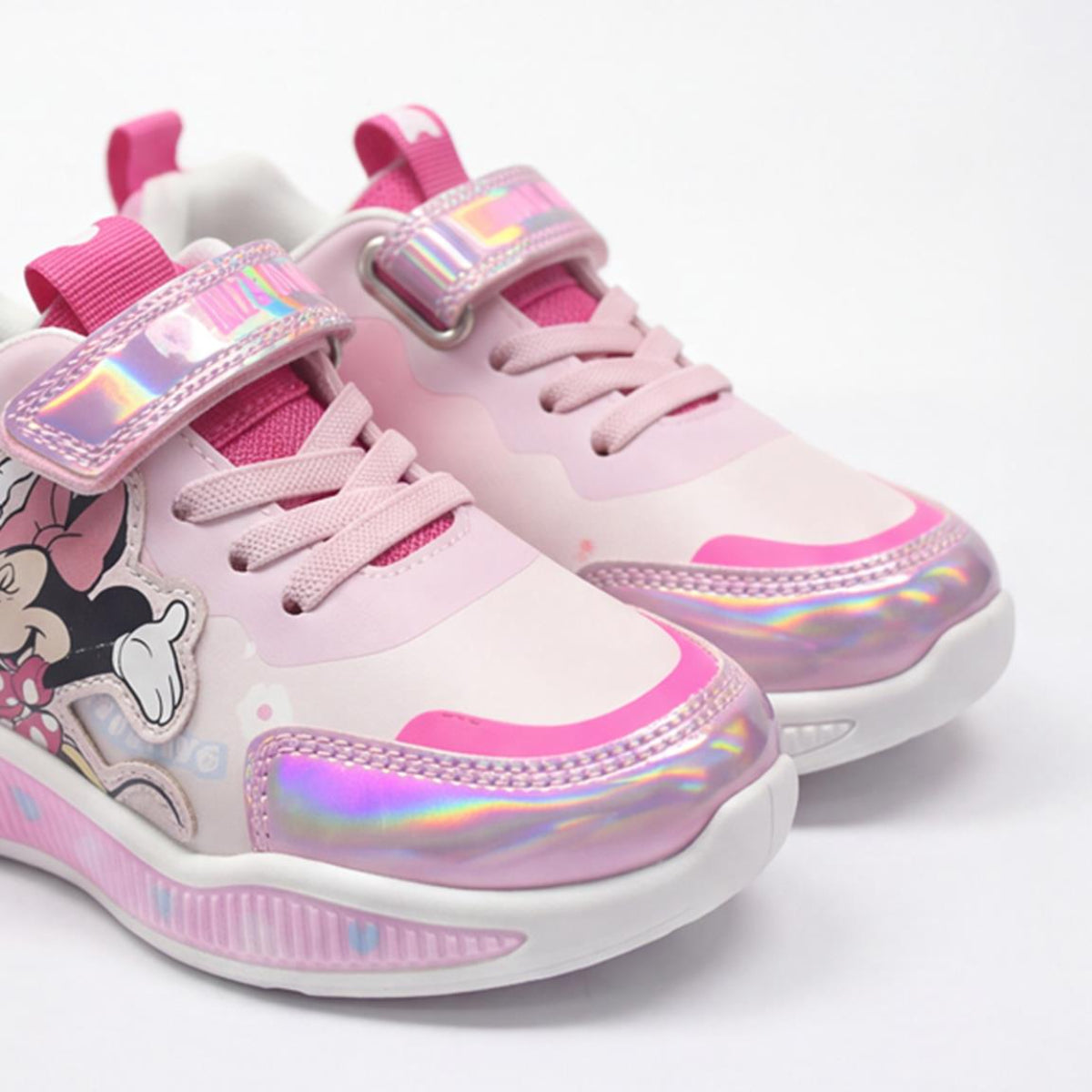 Disney Minnie Kinder Schuhe mit Lichteffekt Sneaker für Freizeit und unterwegs