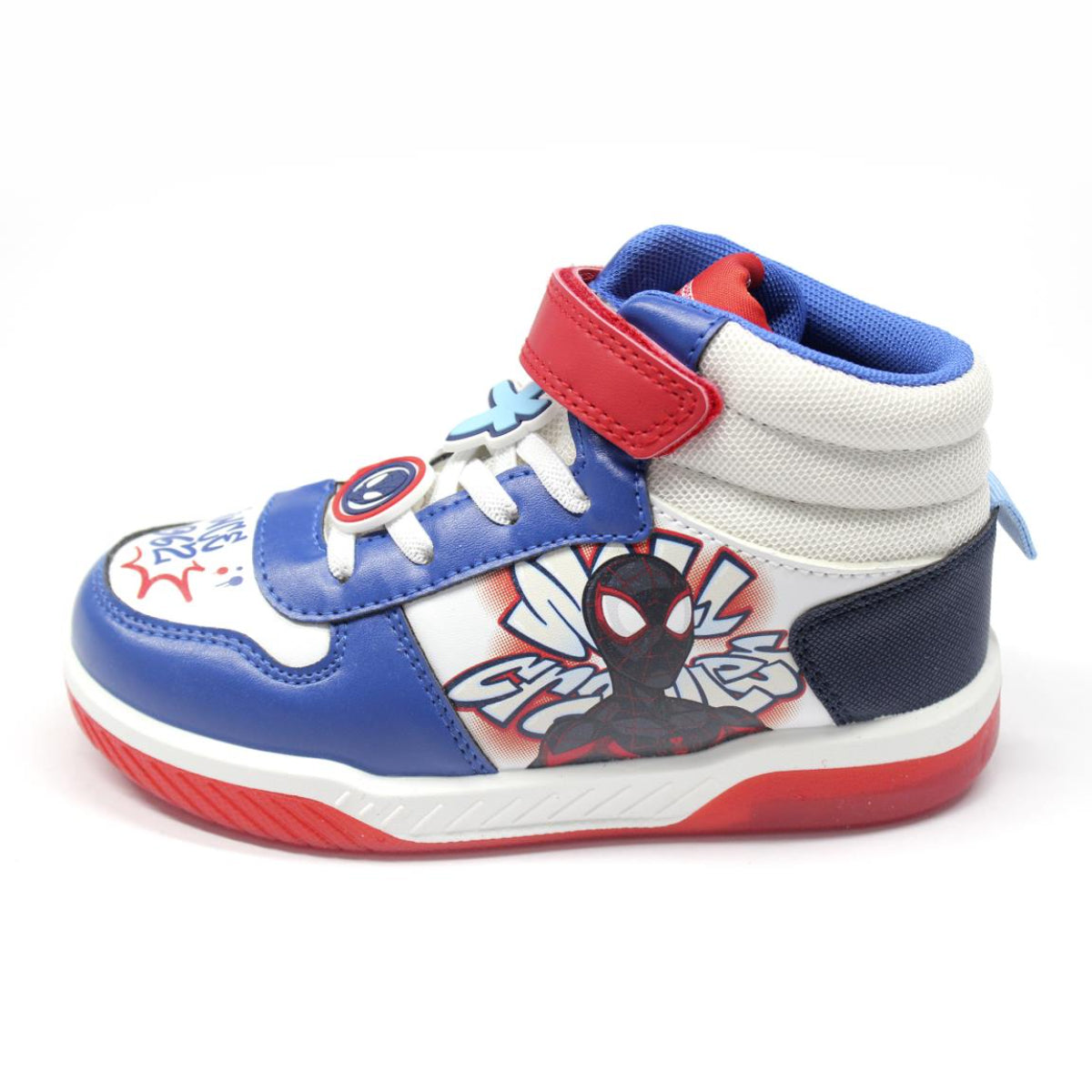 Marvel Spiderman Basketball Kinder Sneaker mit Licht Sportliche Schuhe für Schule Freizeit und Alltag