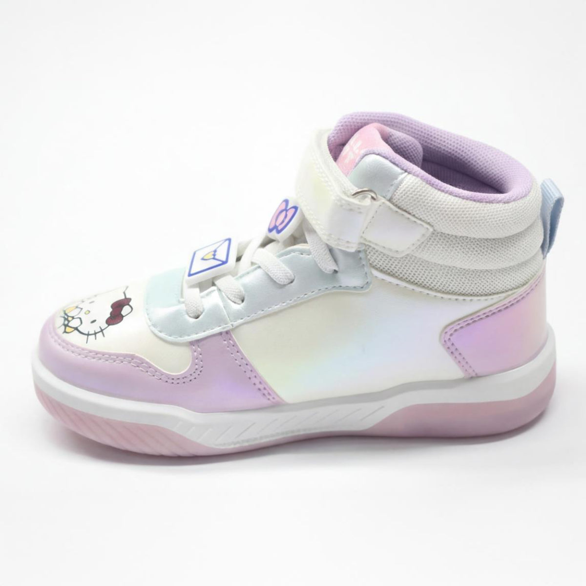 Hello Kitty Kinder Sportschuhe mit Licht im Basketball Stil Ideal für Spielen Ausflüge Schule