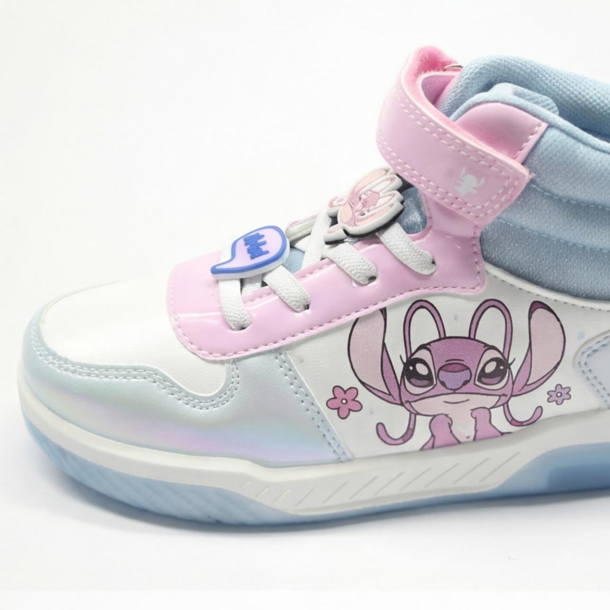 Disney Stitch Leuchtschuhe Kinder Sneaker im Basketball Look