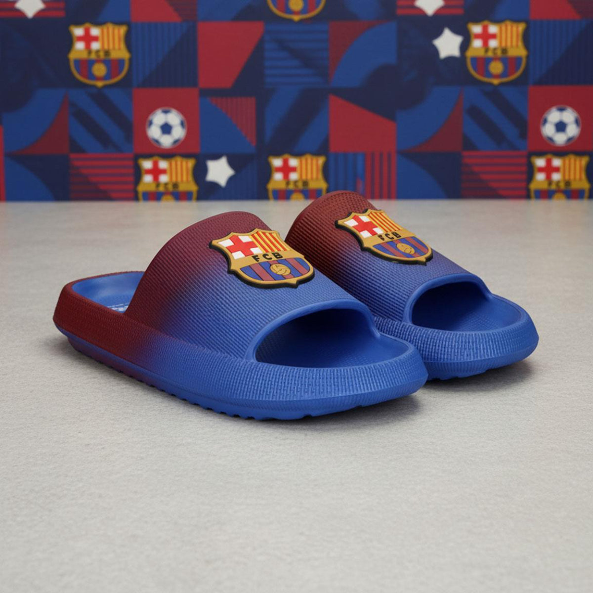 FC Barcelona Flip Flops Herren Damen Badeschuhe Pool Sandalen Sommer Schuhe