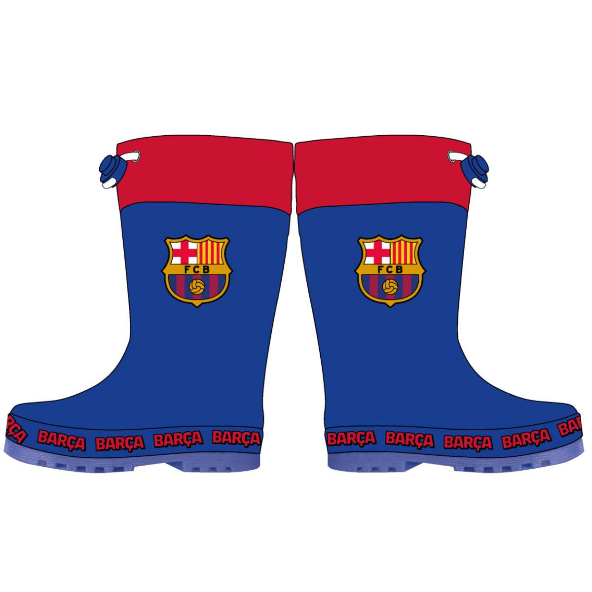 FC Barcelona Gummistiefel Kinder für Regen Spaziergänge Kindergarten Schule