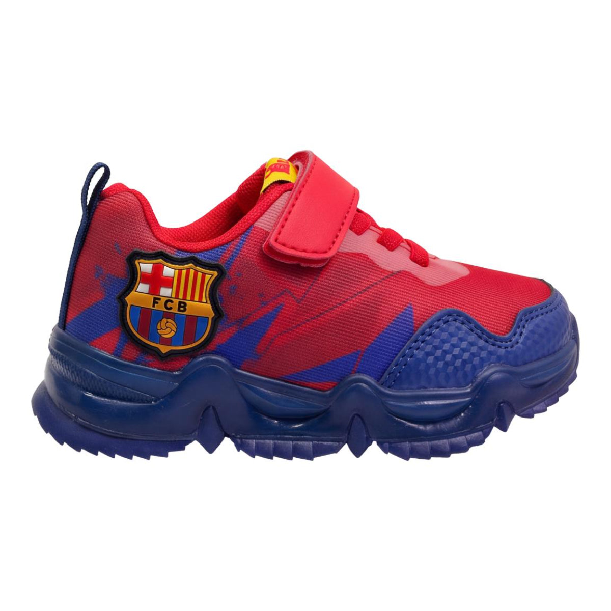 FC Barcelona Kinder Sneaker mit Licht Sportliche Schuhe für Schule Freizeit und Alltag