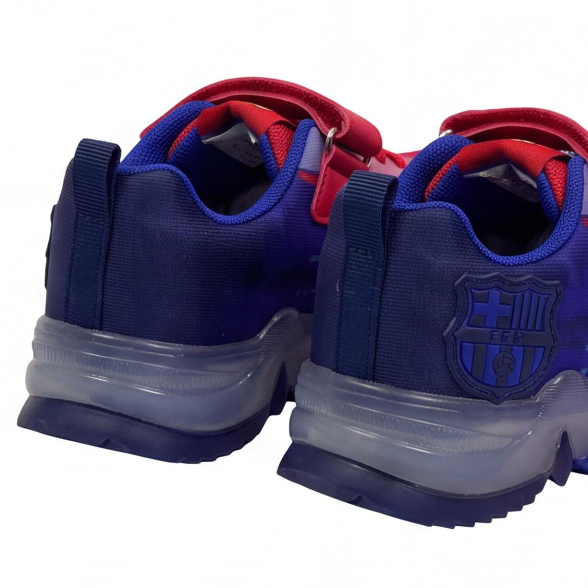 FC Barcelona Kinder Sneaker mit Licht Sportliche Schuhe für Schule Freizeit und Alltag